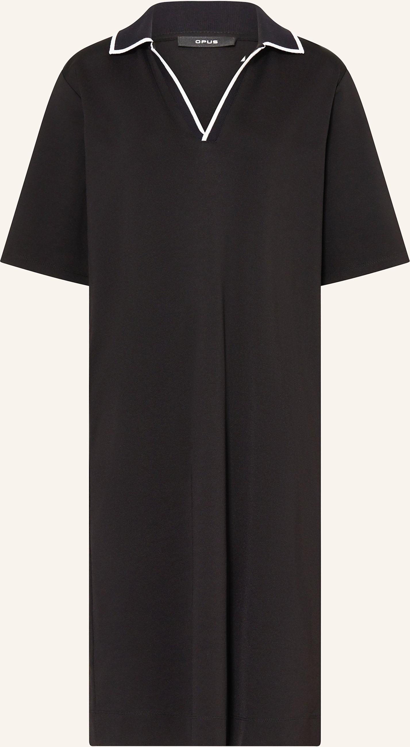 Opus Jerseykleid Wembli schwarz