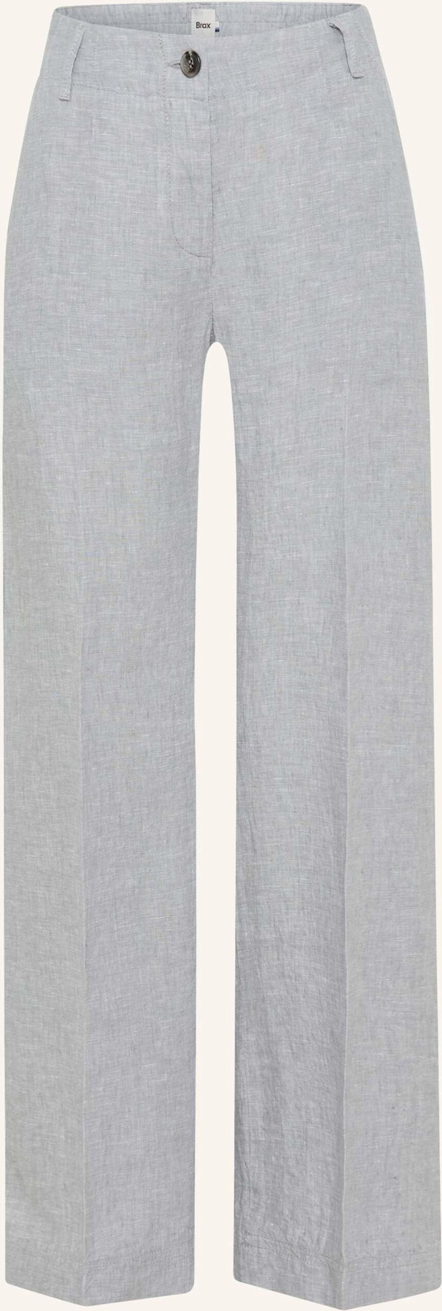 Brax 7/8-Leinenhose Maine grau