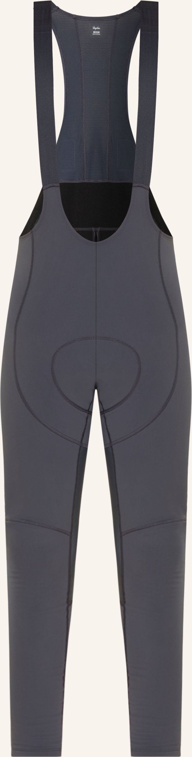 Rapha Radhose Pro Team Winter Mit Trägern Und Gepolstertem Einsatz grau