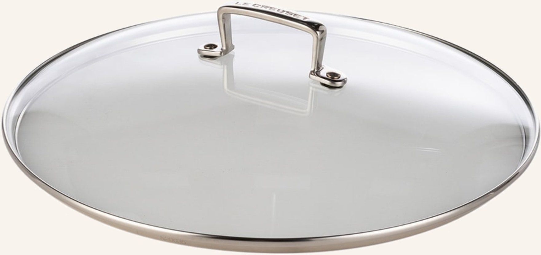 Le Creuset Topfdeckel weiss