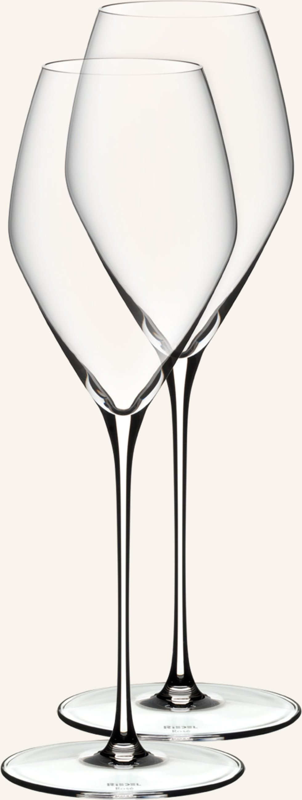 Riedel 2er-Set Weingläser Veloce Rosé transparent