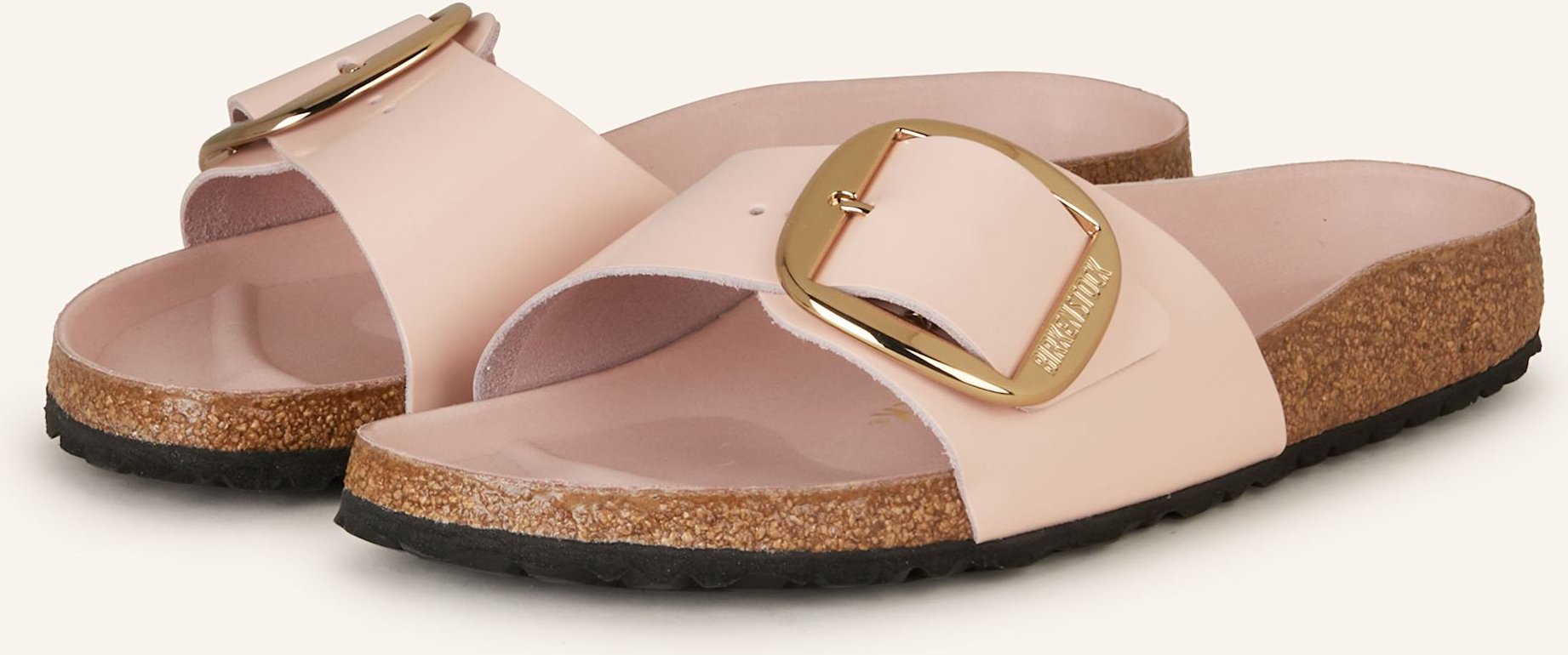 Birkenstock Pantoletten Madrid Big Buckle Lena rosa