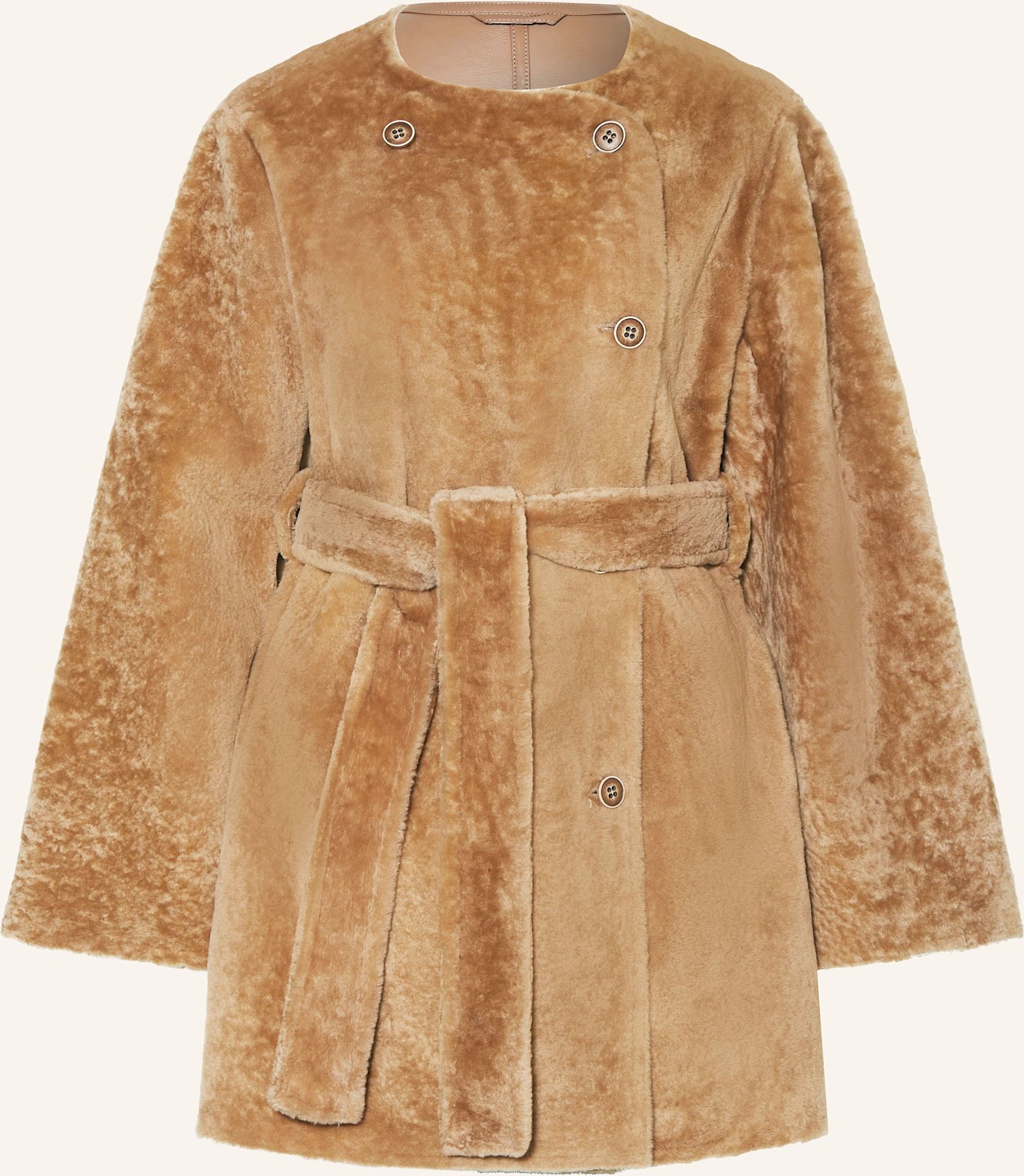 Thumbnail - By Malene Birger Lederjacke Sannie Zum Wenden braun