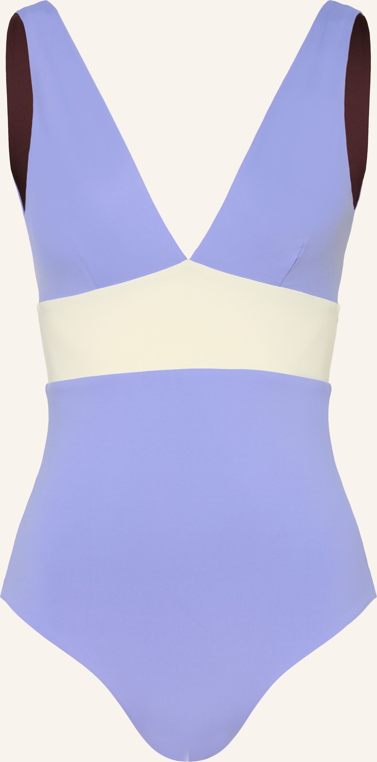 Mymarini Badeanzug Plungesuit Zum Wenden Mit Uv-Schutz 50+ braun