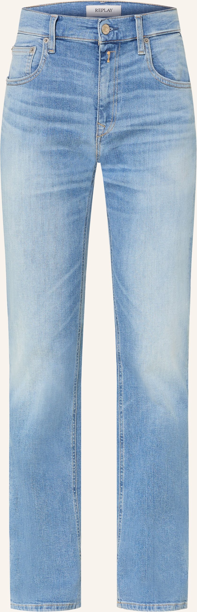 Replay Straight Jeans Akeme blau