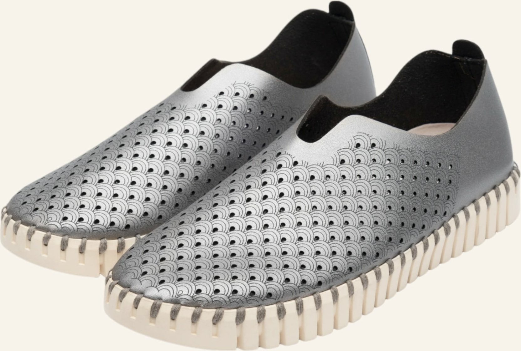 Thumbnail - Ilse Jacobsen Slipper tulip3576 grau