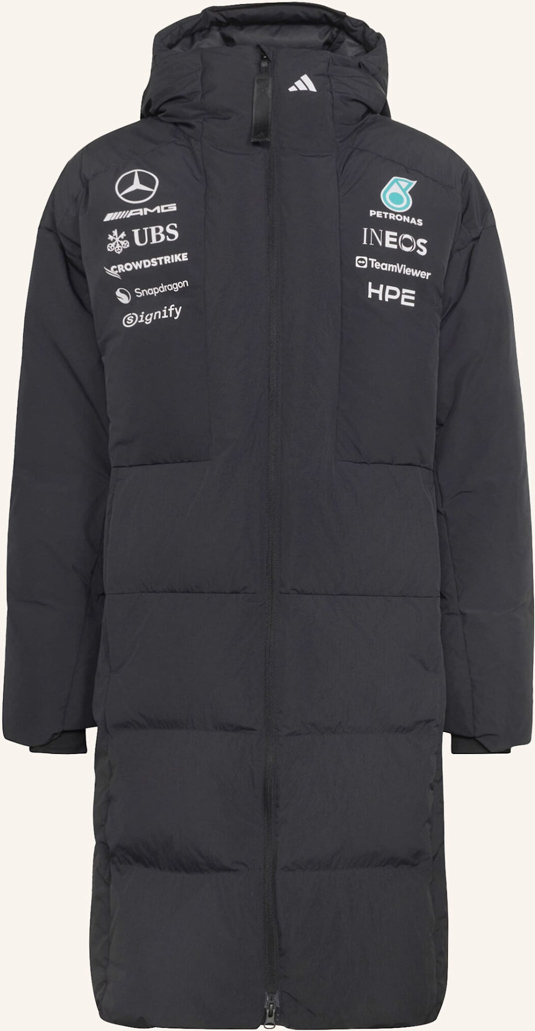 Adidas Mercedes-Amg Petronas Formula 1 Team Engineers Winterjacke schwarz