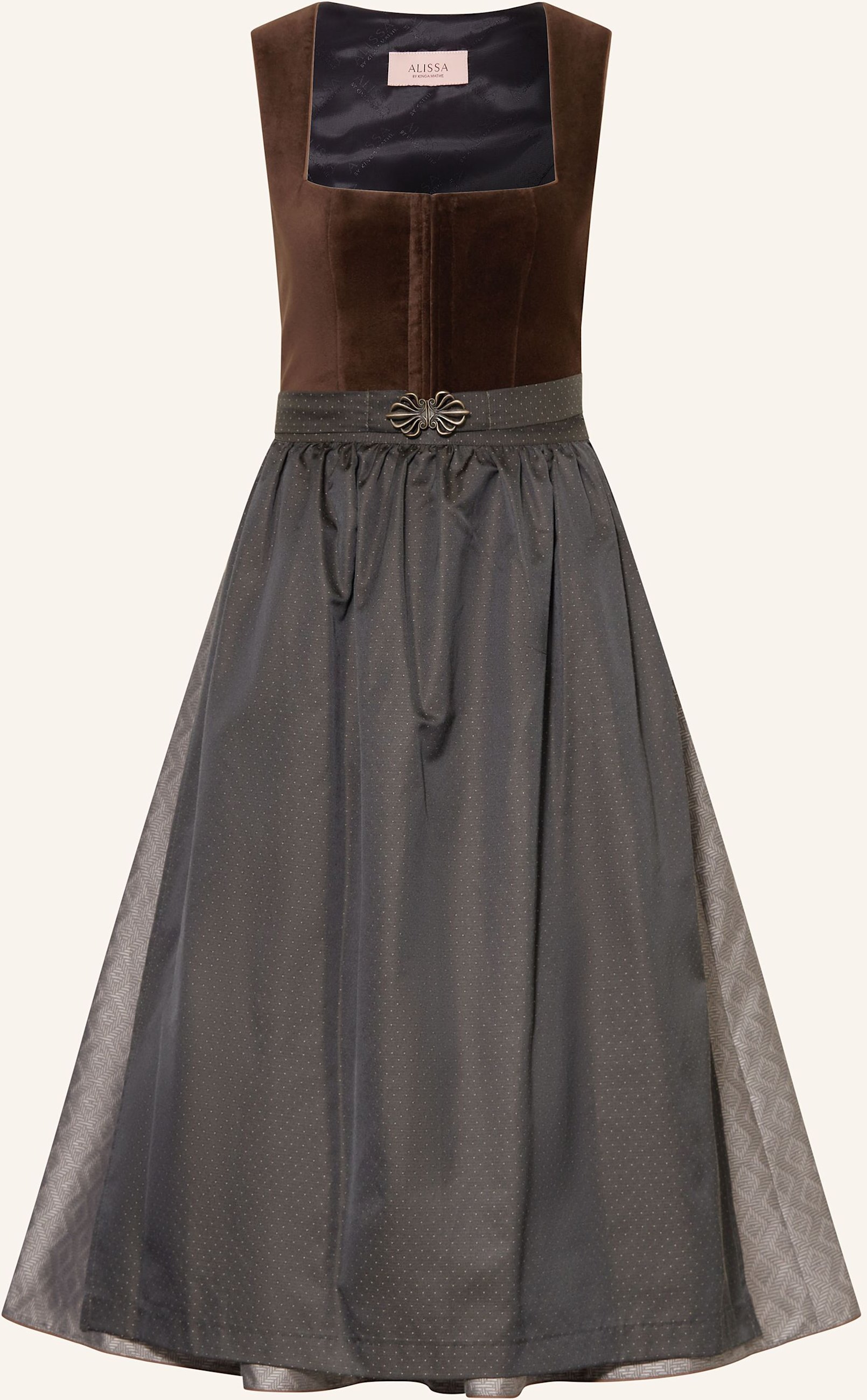 Thumbnail - Alissa By Kinga Mathe Dirndl Lumi braun