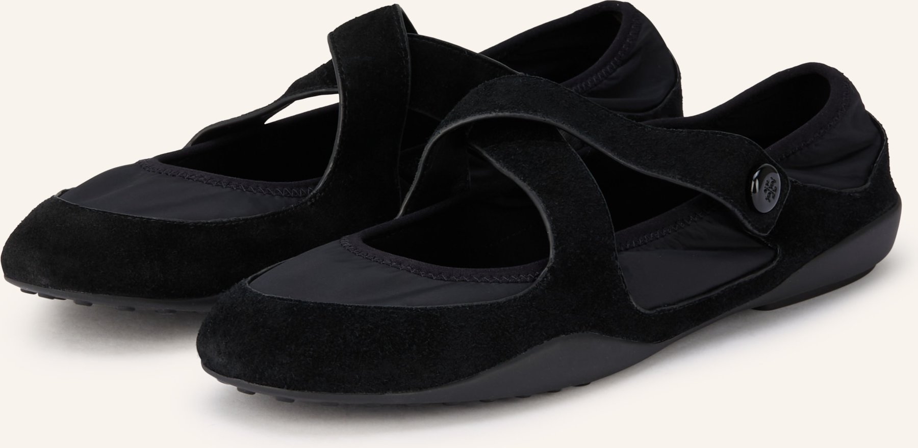 Tory Burch Mary-Jane-Ballerinas Romy schwarz