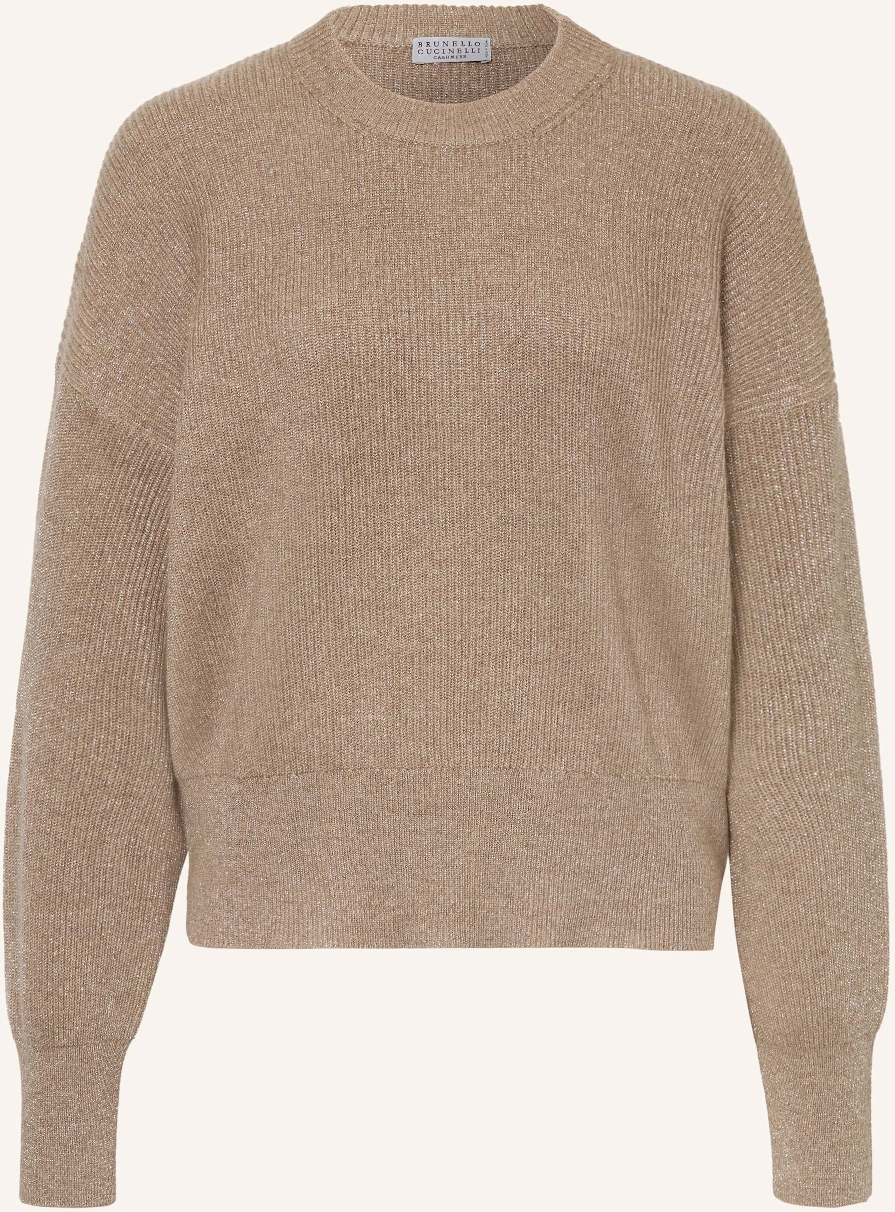 Brunello Cucinelli Cashmere-Pullover braun