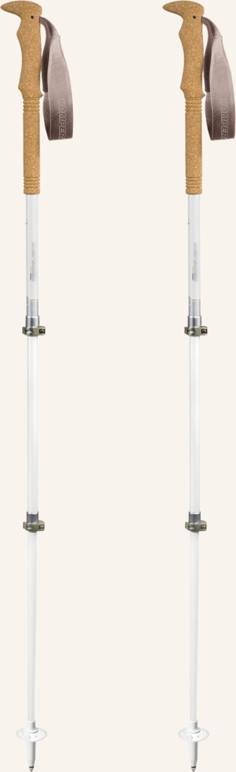 Komperdell Trekkingstöcke Borea Carbon Pro weiss