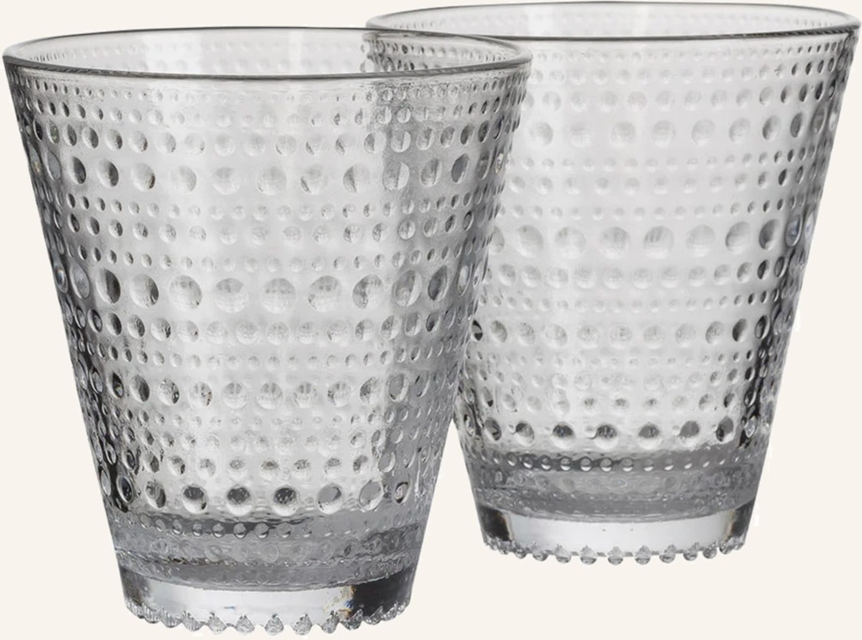 Iittala 2er-Set Trinkgläser Kastelhelmi transparent