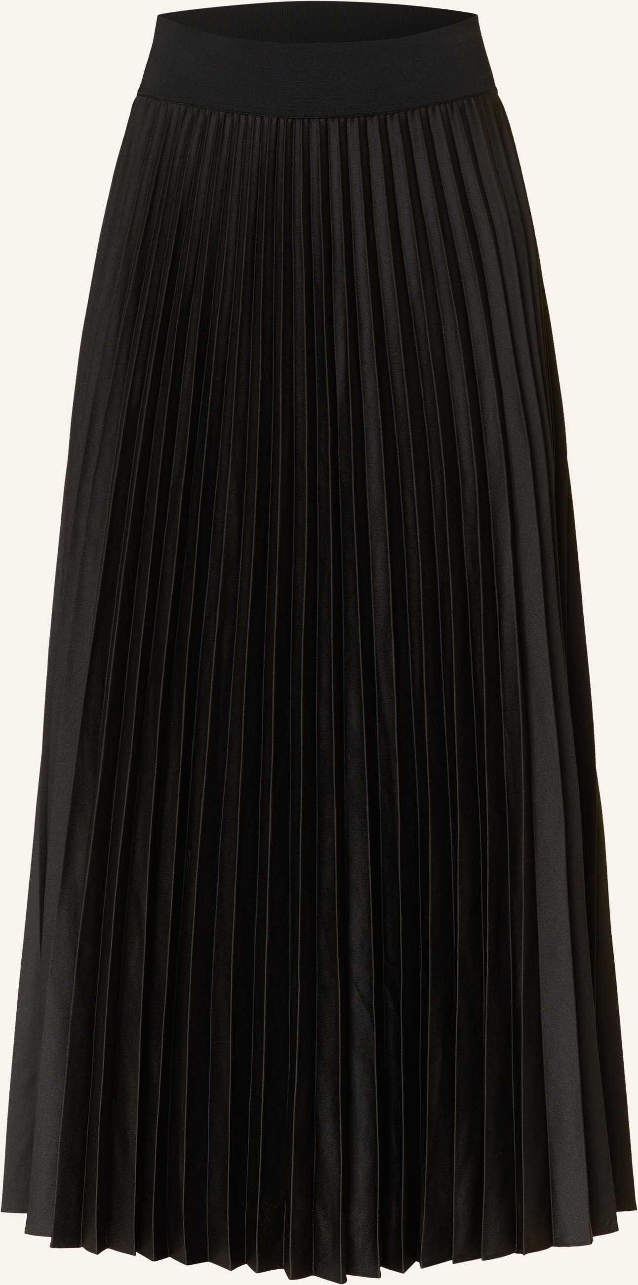 Reiss Plisseerock Seren schwarz