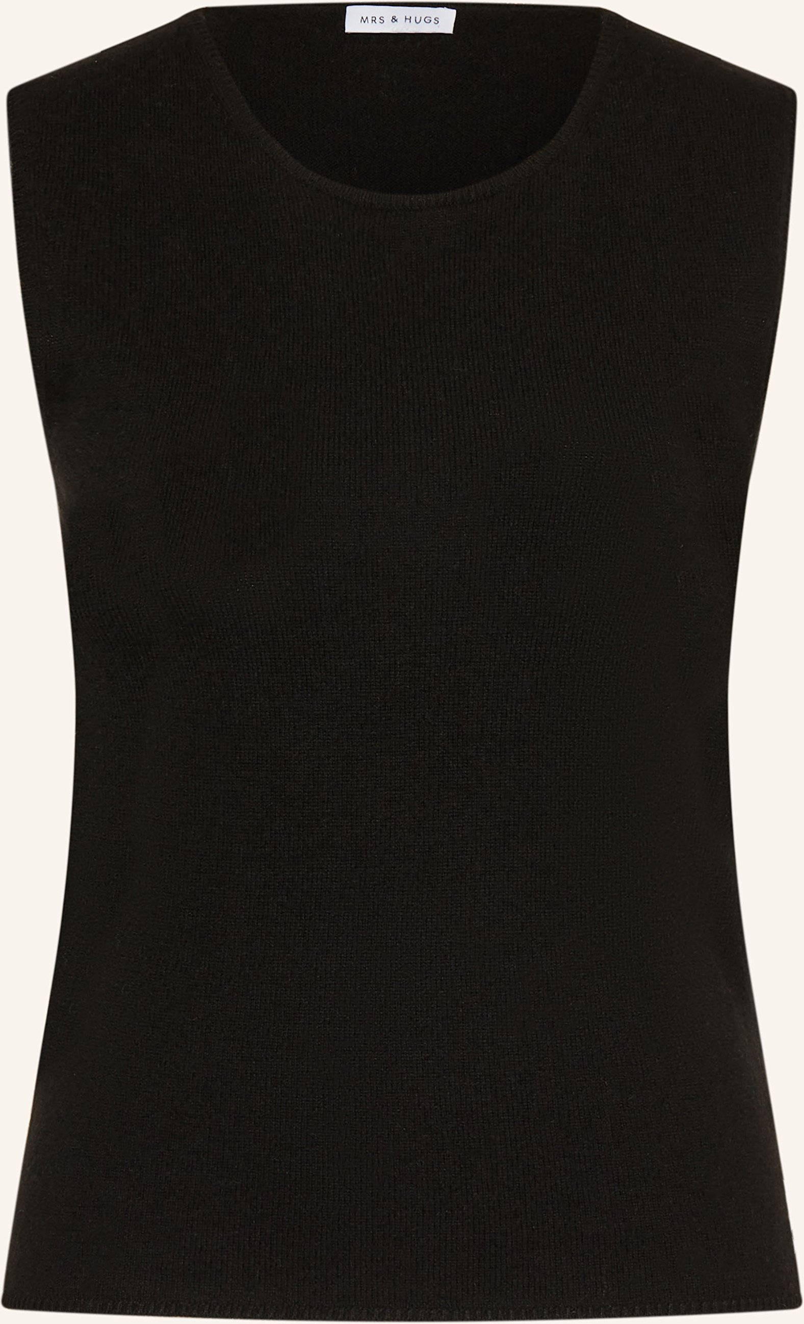 Mrs & Hugs Pullunder Mit Cashmere schwarz