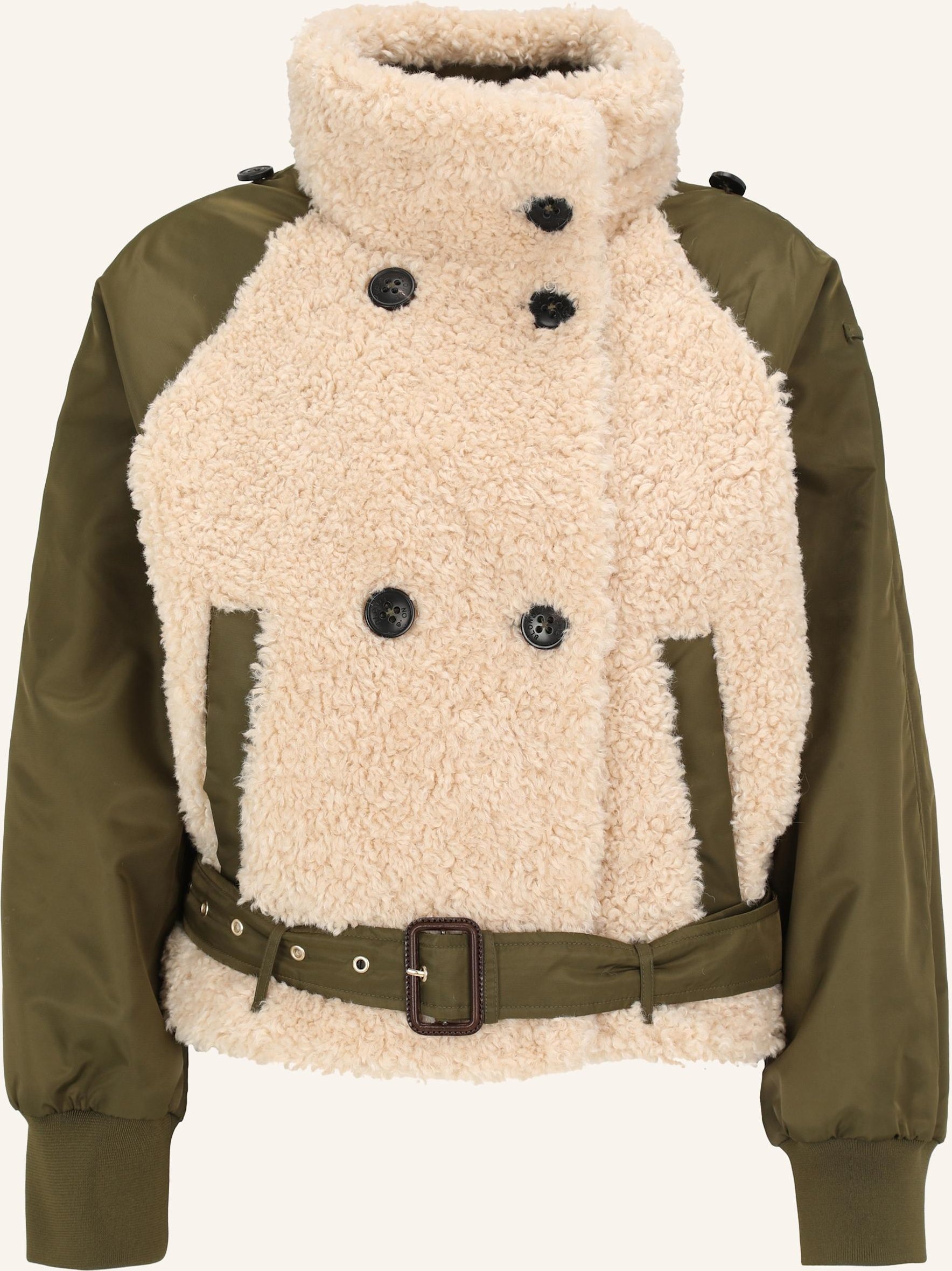 Blonde No.8 Jacke London Im Materialmix gruen