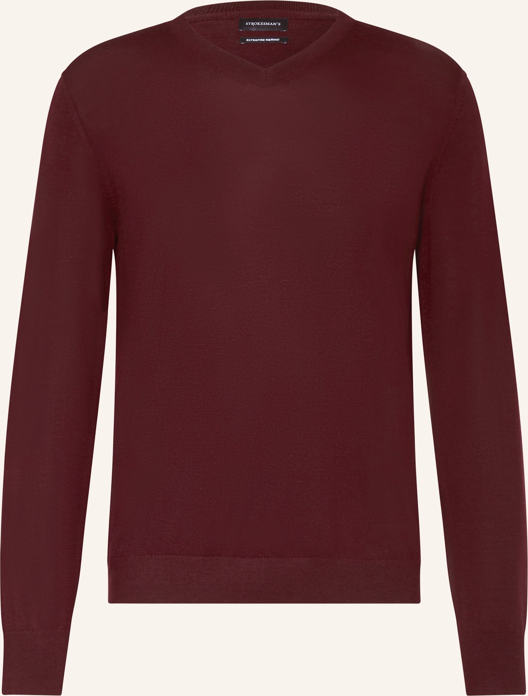 Strokesman's Pullover Aus Merinowolle rot