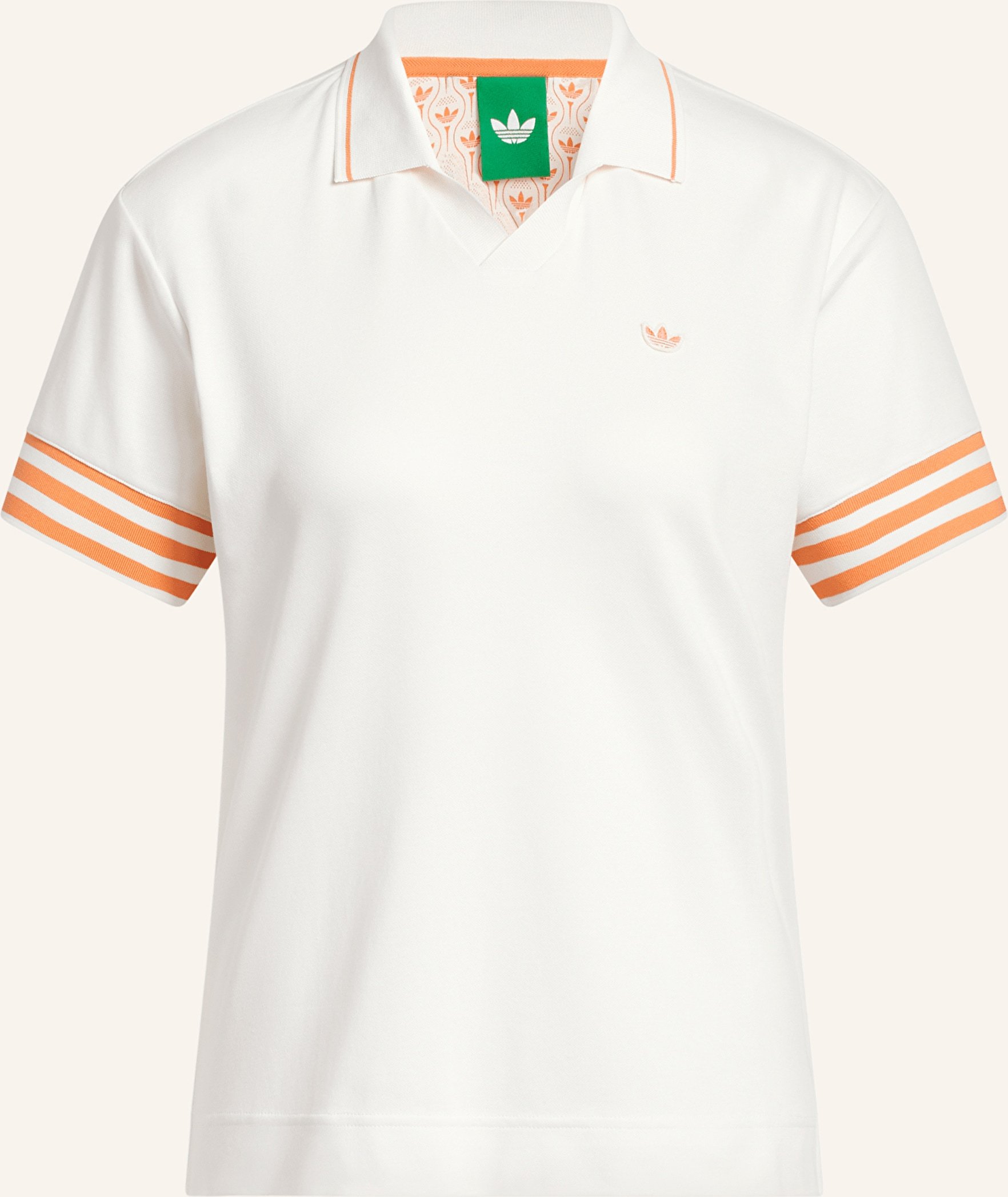 Adidas Originals Piqué-Poloshirt Originals 3-Stripe weiss