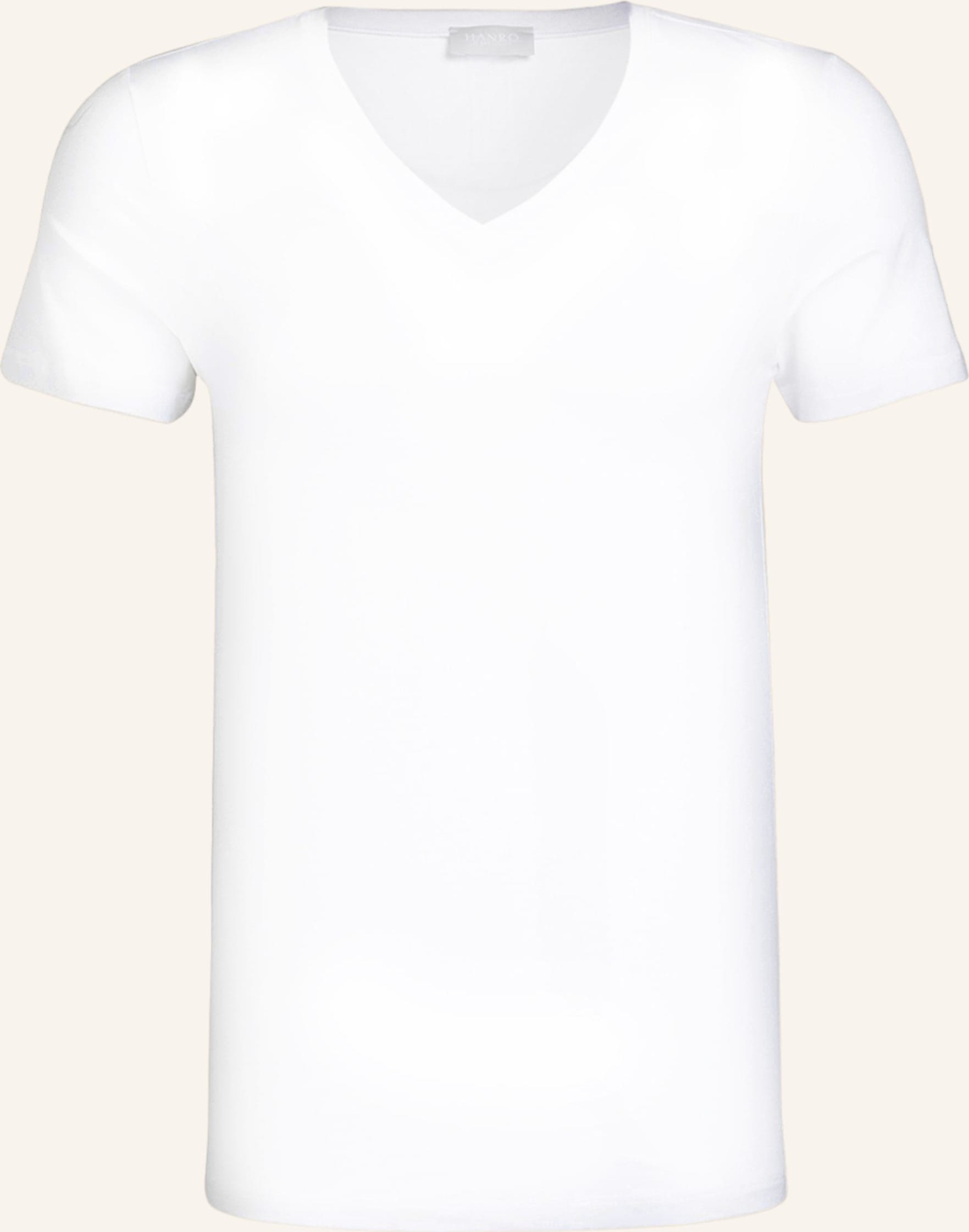Hanro V-Shirt Cotton Superior weiss