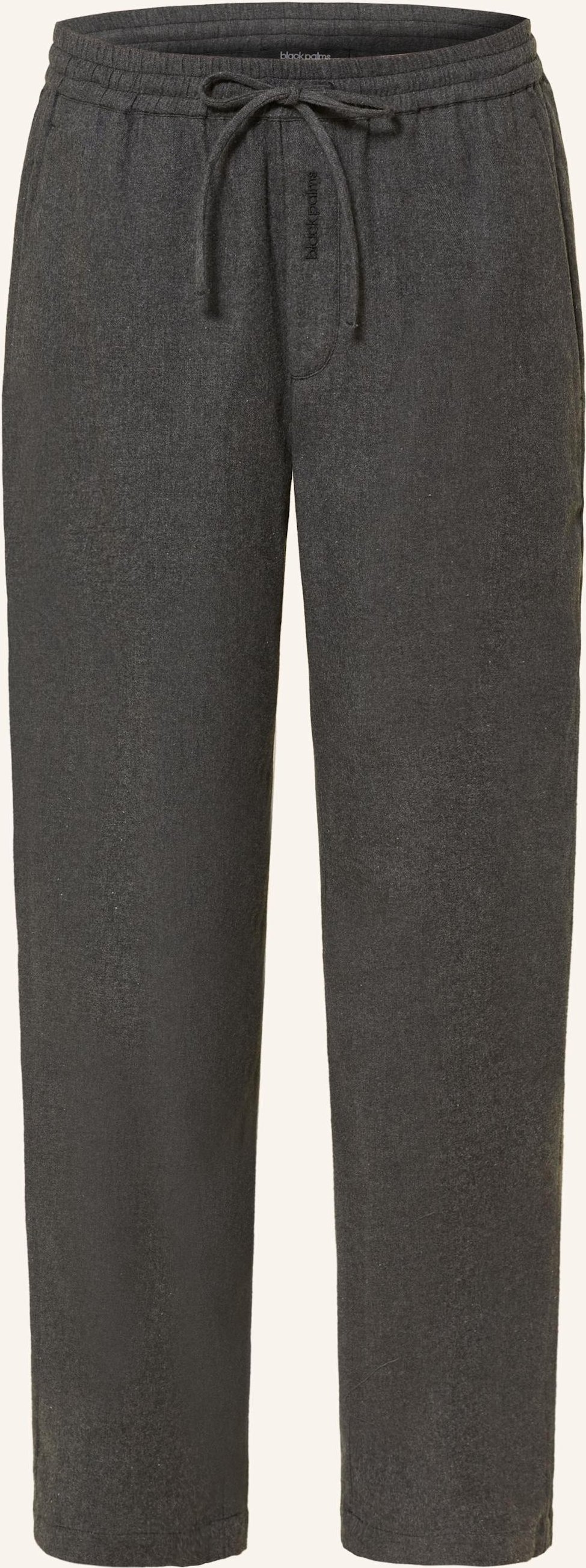 Thumbnail - Black Palms Hose Flanny Im Jogging-Stil grau