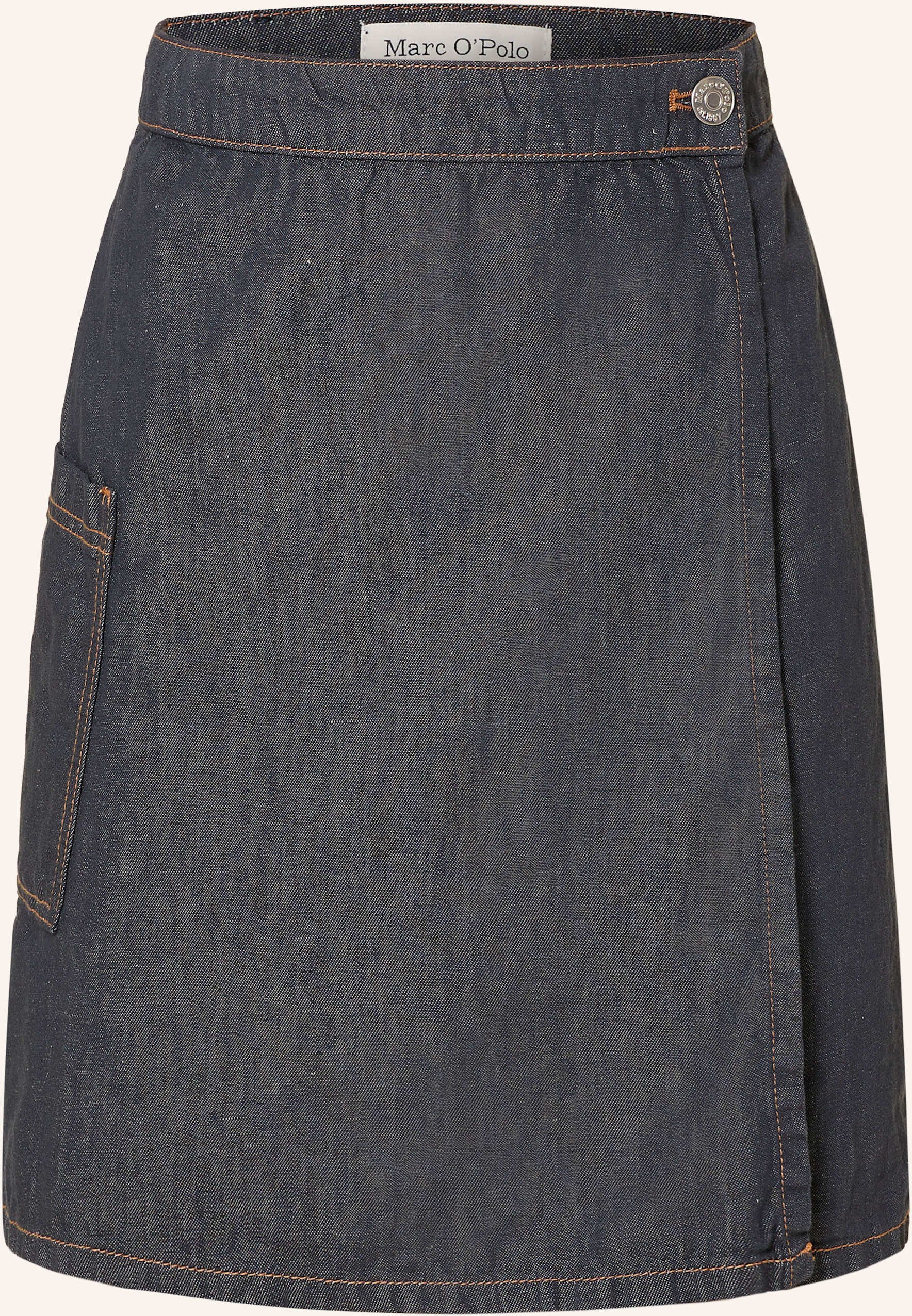 Marc O'polo Jeansrock Mit Leinen beige