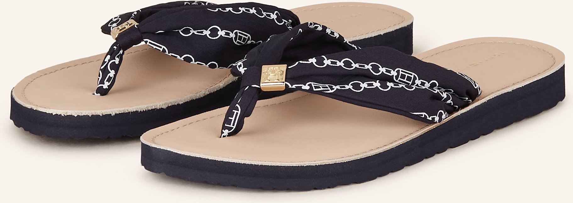 Tommy Hilfiger Zehentrenner blau