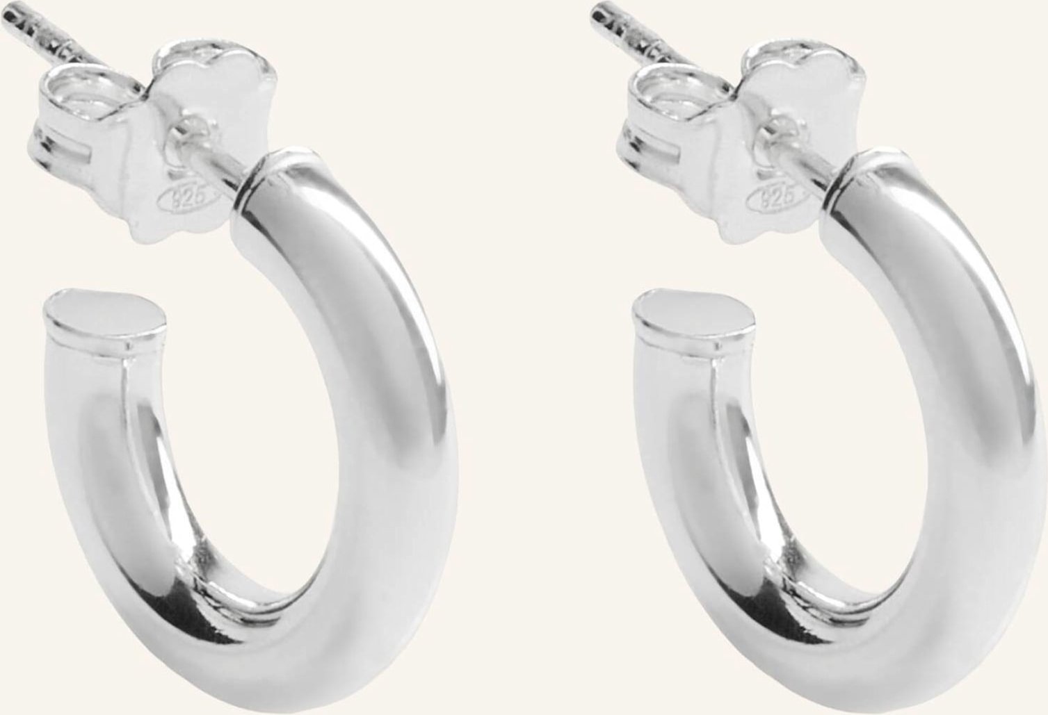 Pompidou Ohrringe Ophelia Tiny By Glambou silber