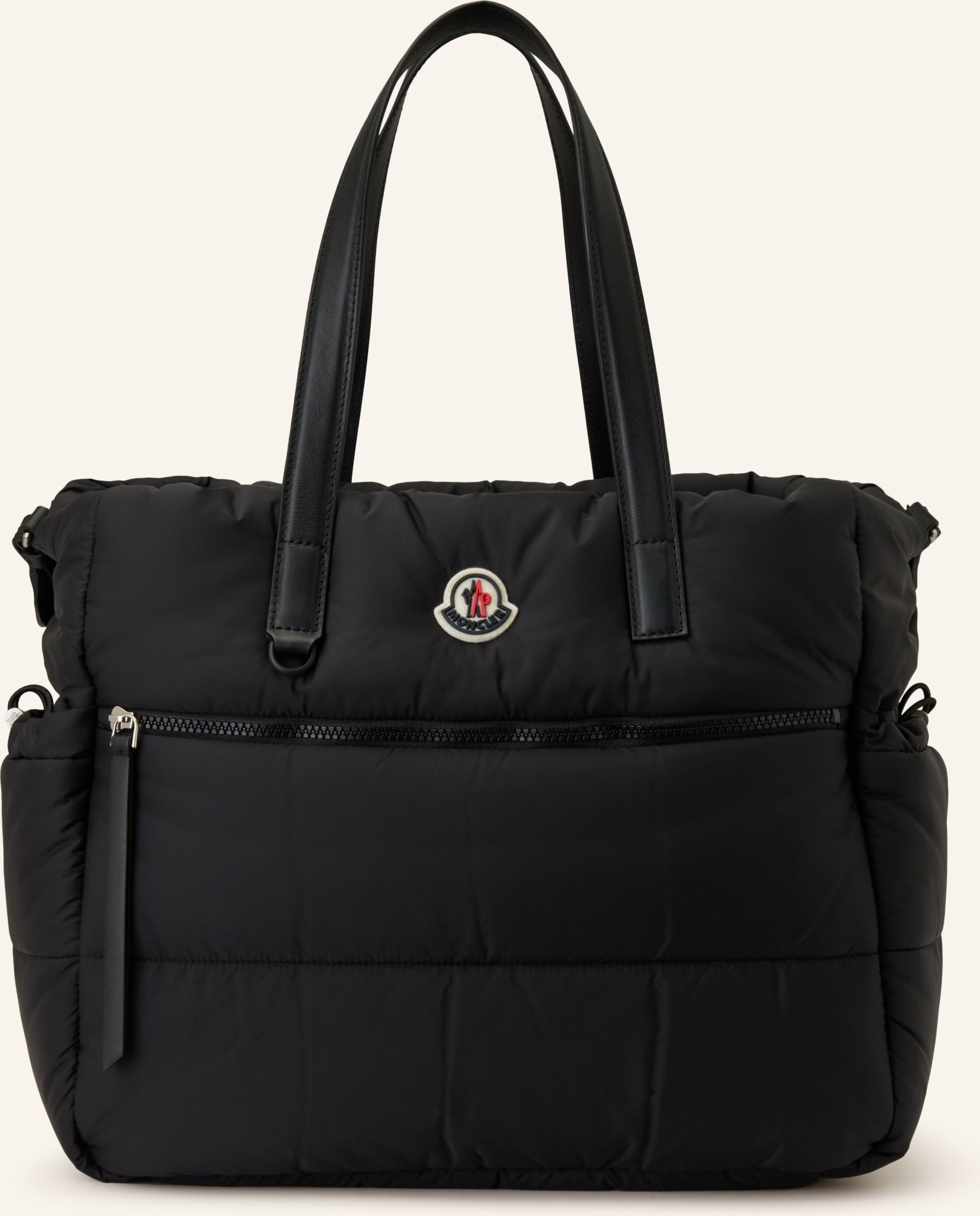 Moncler Enfant Wickeltasche Mommy Tote schwarz
