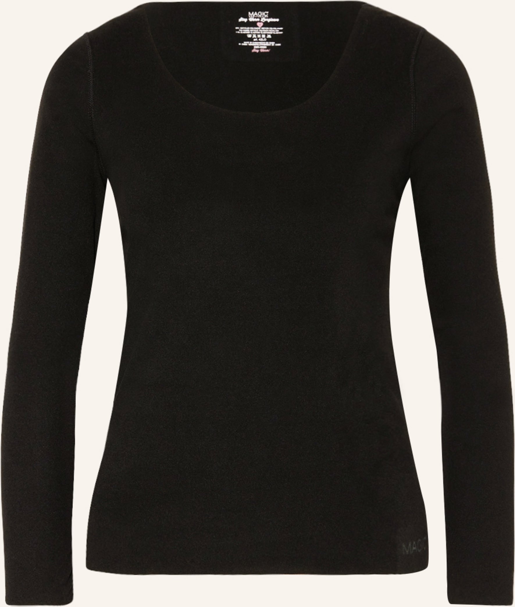 Magic Bodyfashion Longsleeve Stay Warm Aus Fleece schwarz