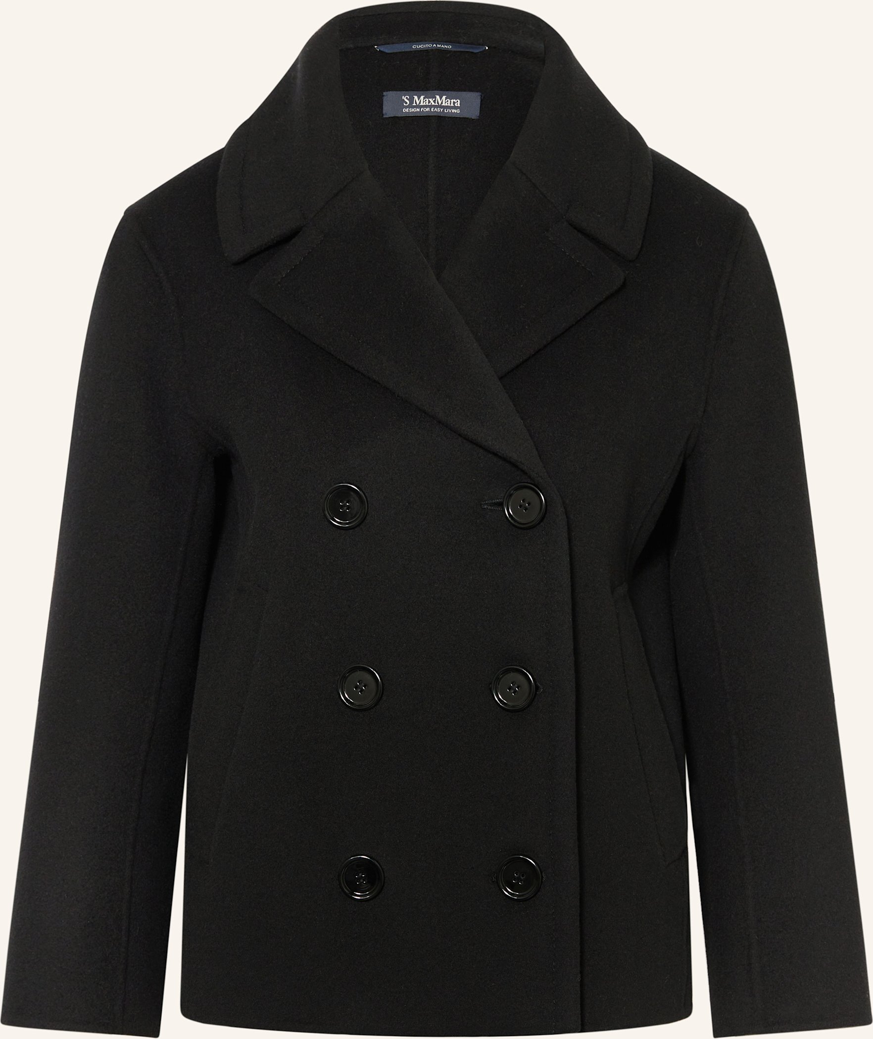 Thumbnail - S Max Mara Cabanjacke Elise schwarz