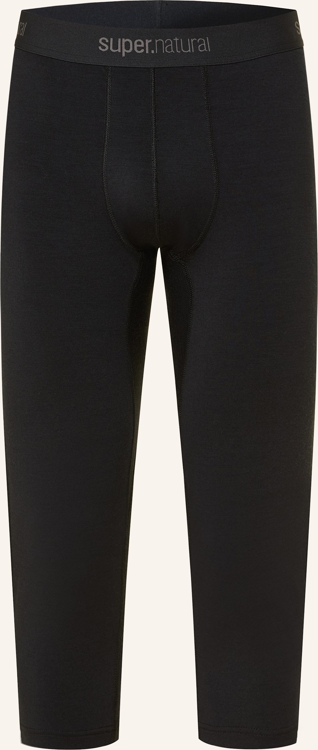 Super.Natural Funktionswäsche-Hose arctic230 Mit Verkürzter Beinlänge Und Merinowolle schwarz