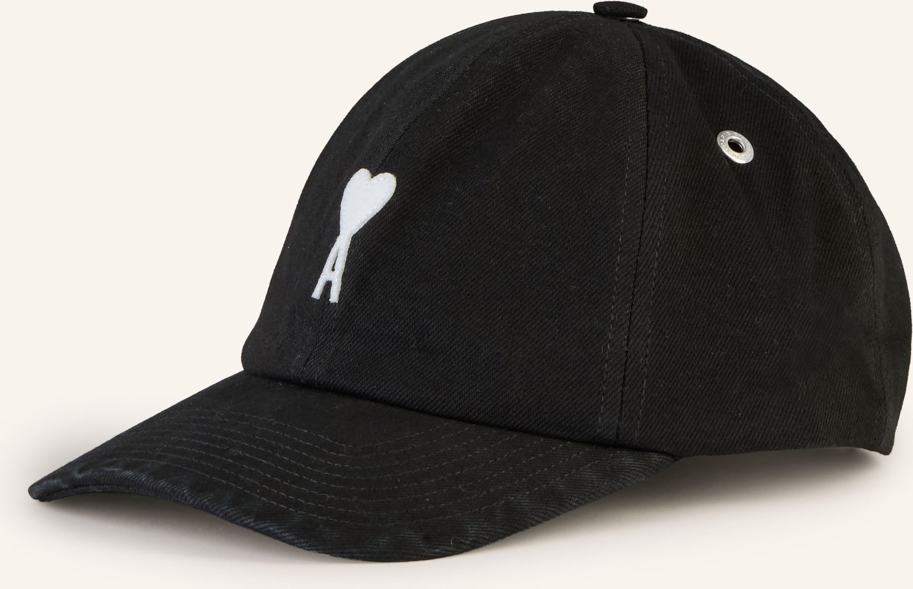 Ami Paris Cap Ami De Coeur schwarz