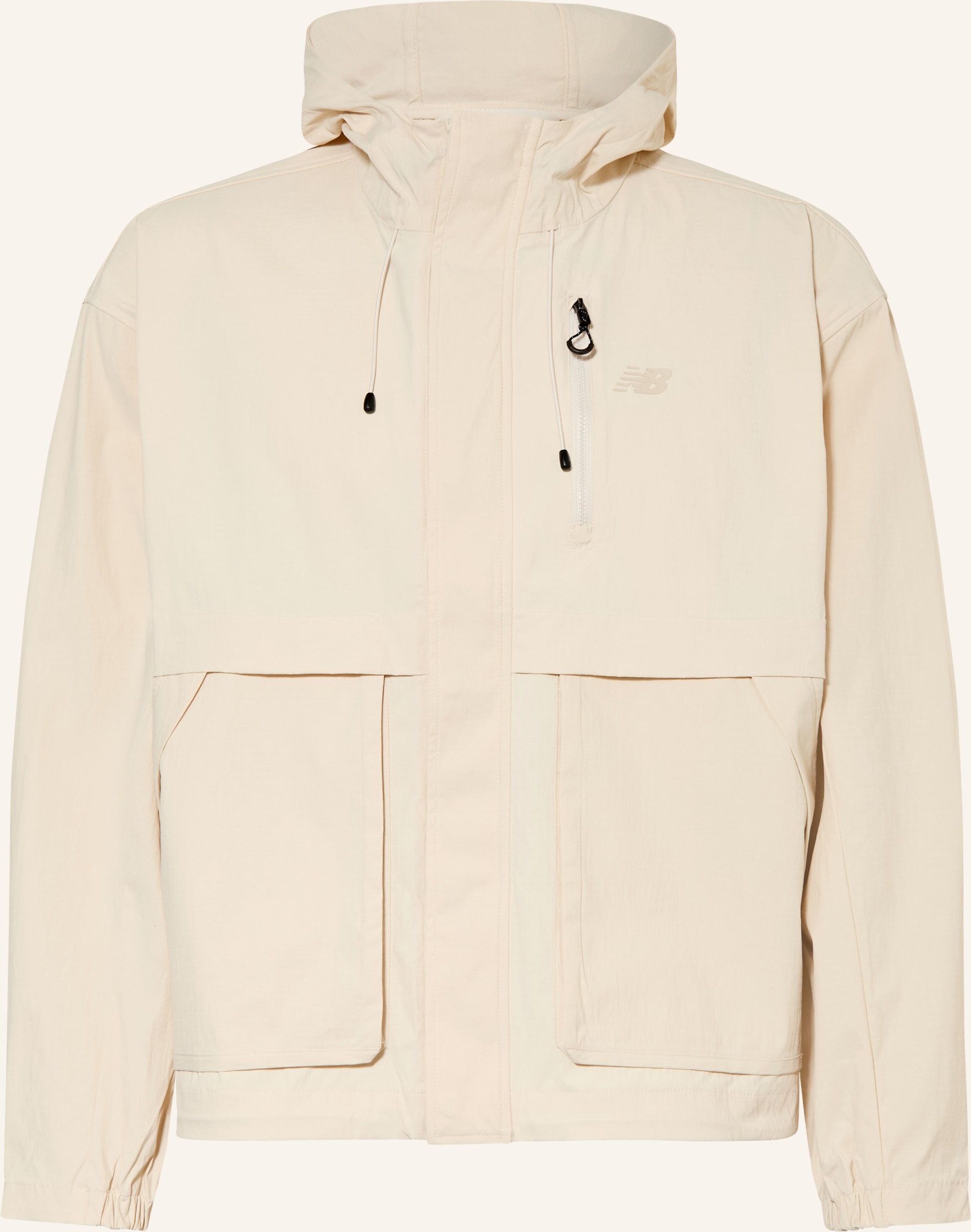 New Balance Oversized-Regenjacke beige