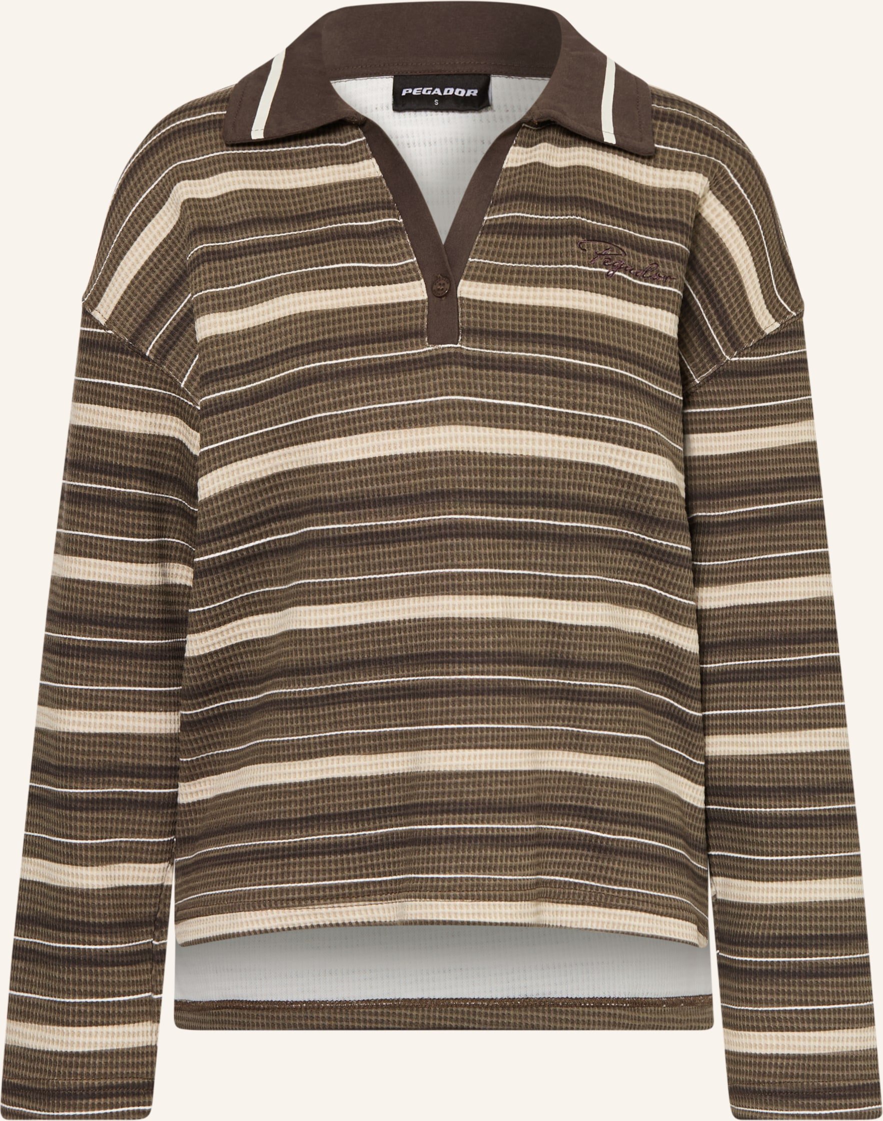 Pegador Piqué-Poloshirt Sofia braun