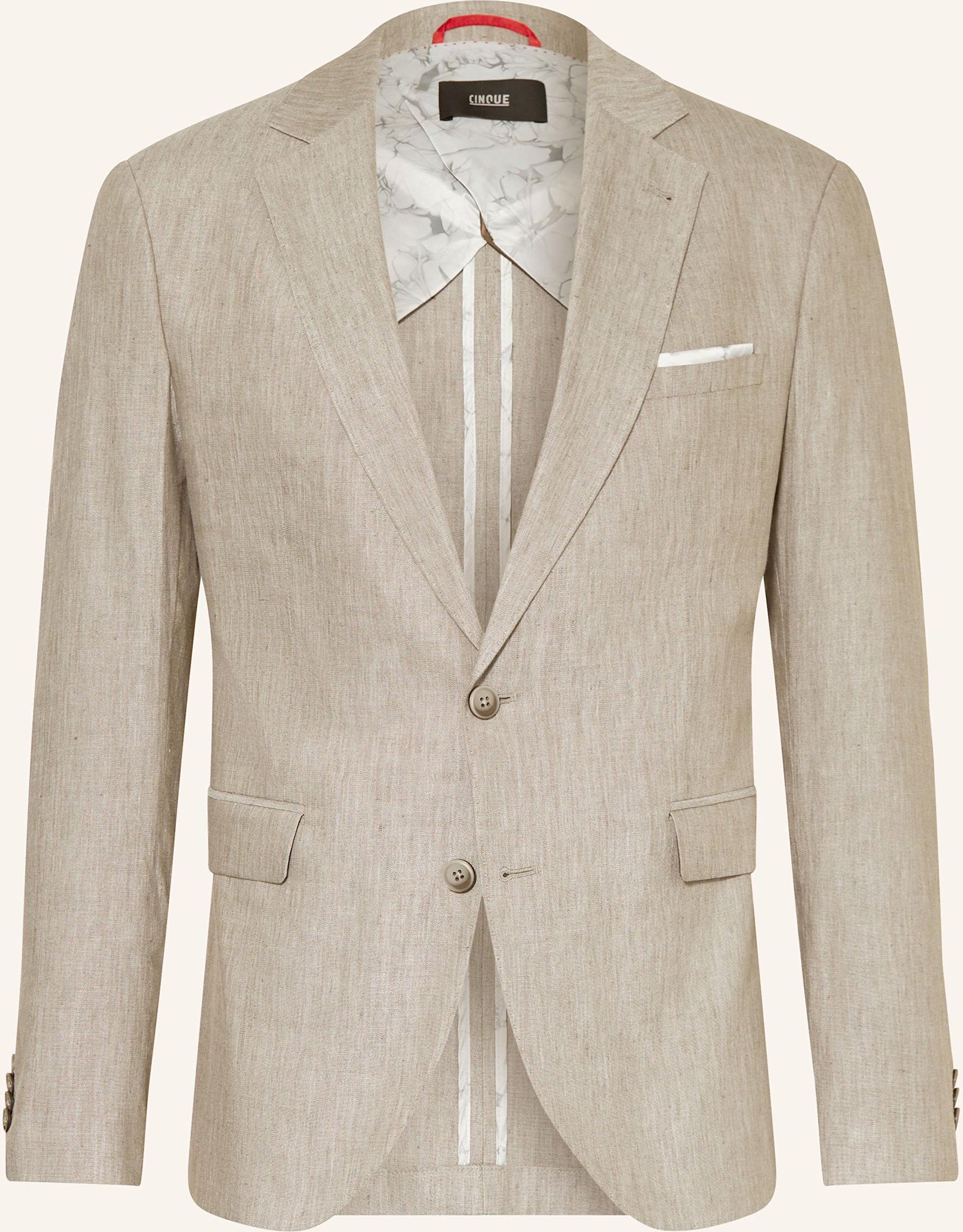 Cinque Anzugsakko Cidata Regular Fit Mit Leinen gruen