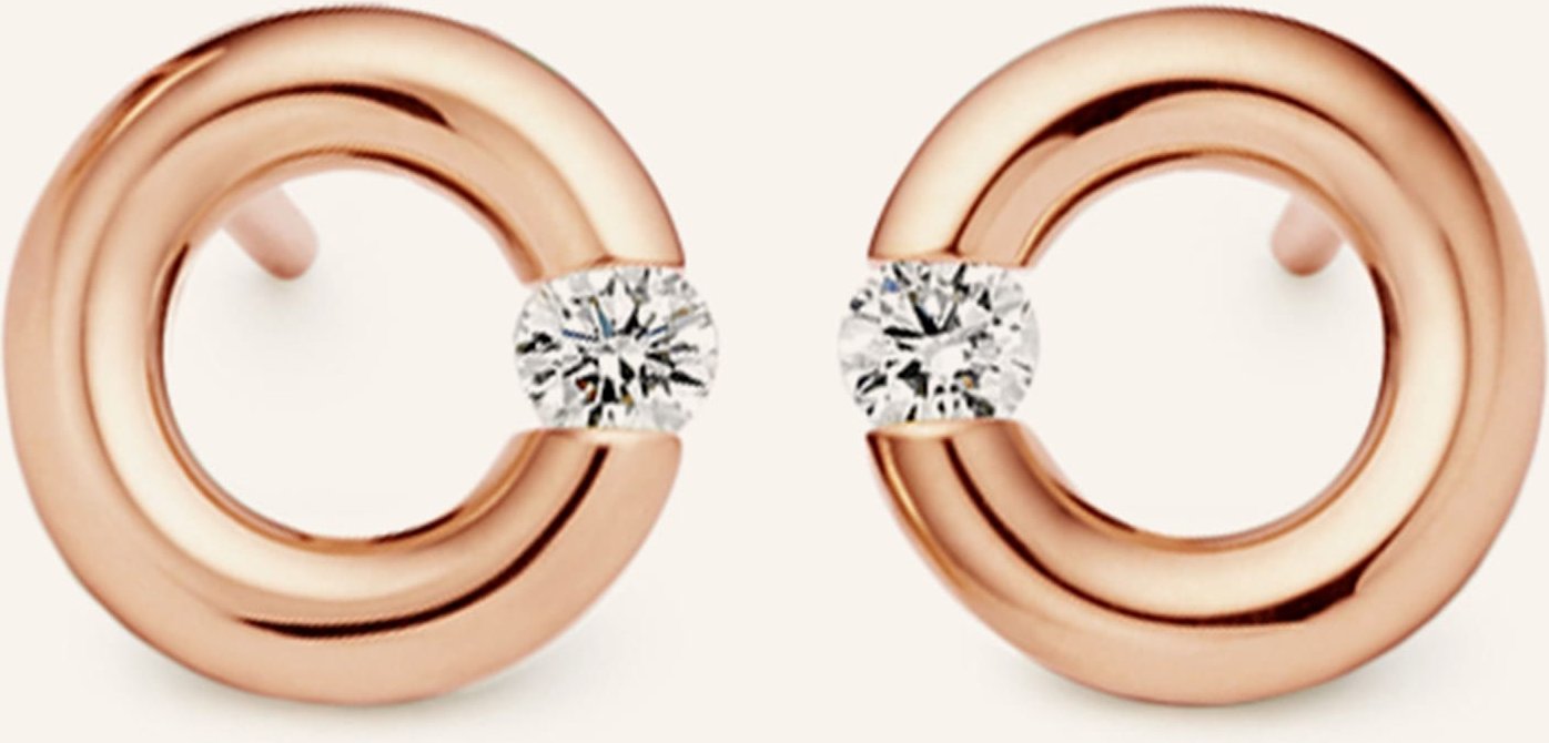 Niessing Ohrstecker Spannring® rosegold