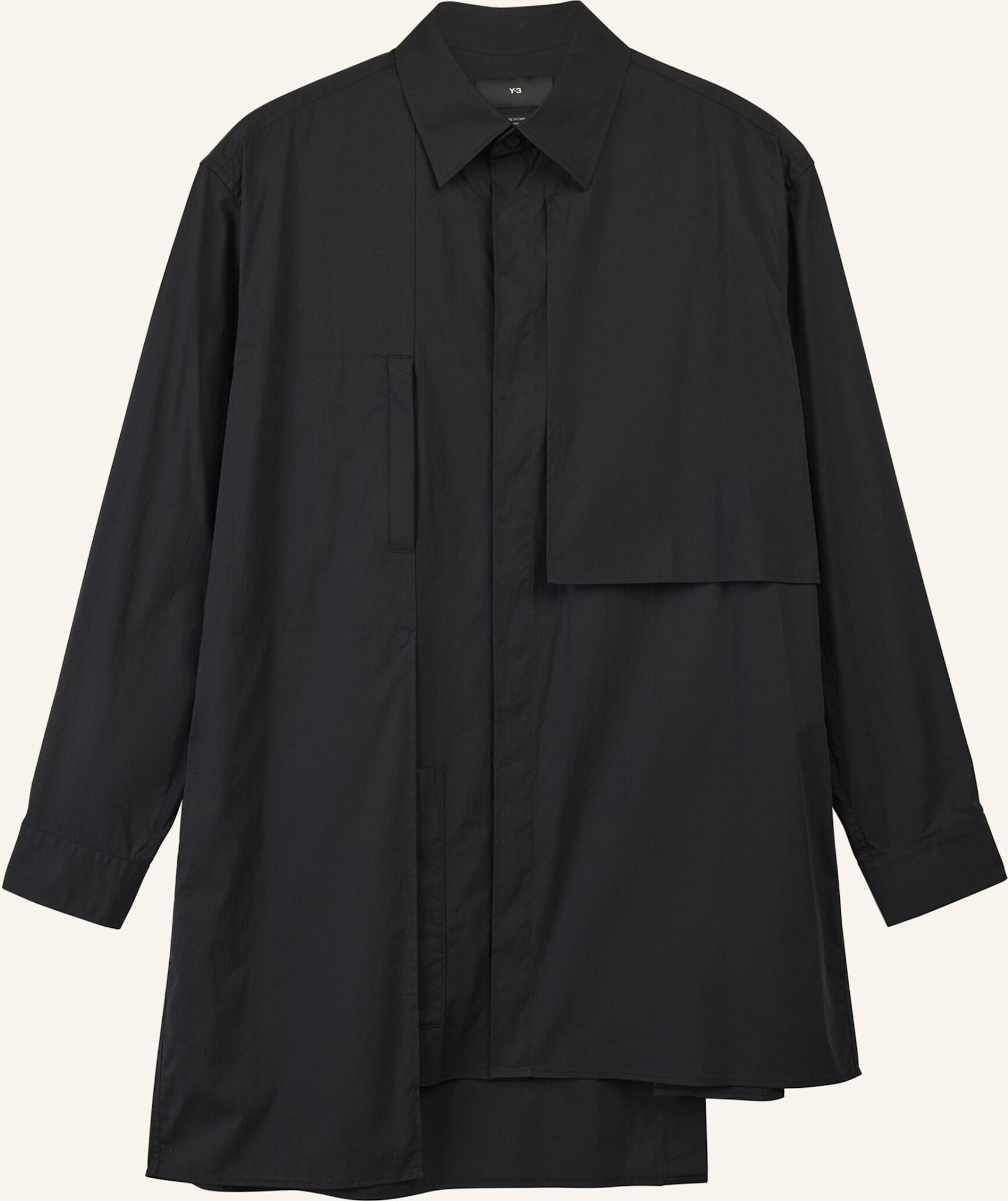 Y-3 Y-3 Sporty Baumwollhemd schwarz