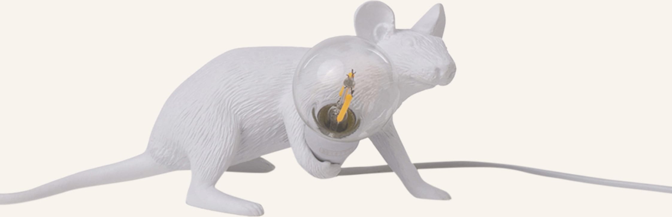 Seletti Tischleuchte weiss