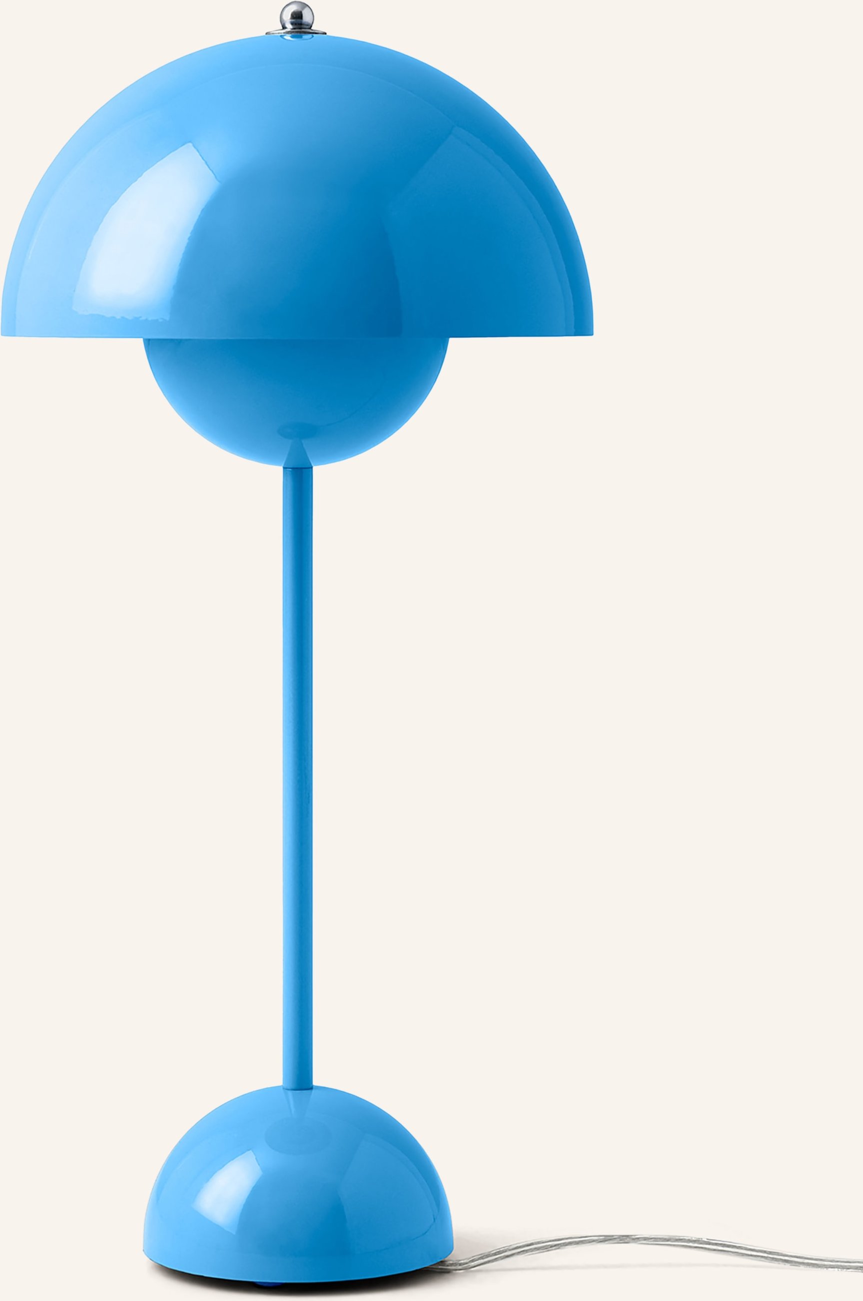 &Tradition Tischleuchte Flowerpot vp3 blau