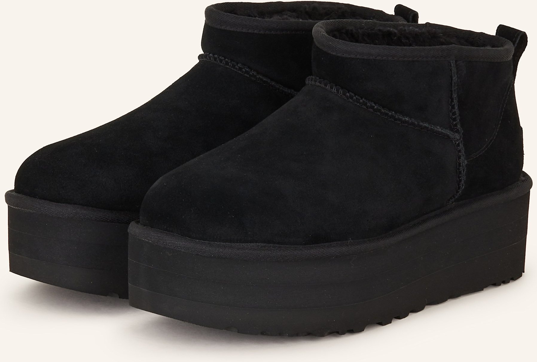 Thumbnail - Ugg Plateau-Boots Classic Ultra Mini Platform schwarz