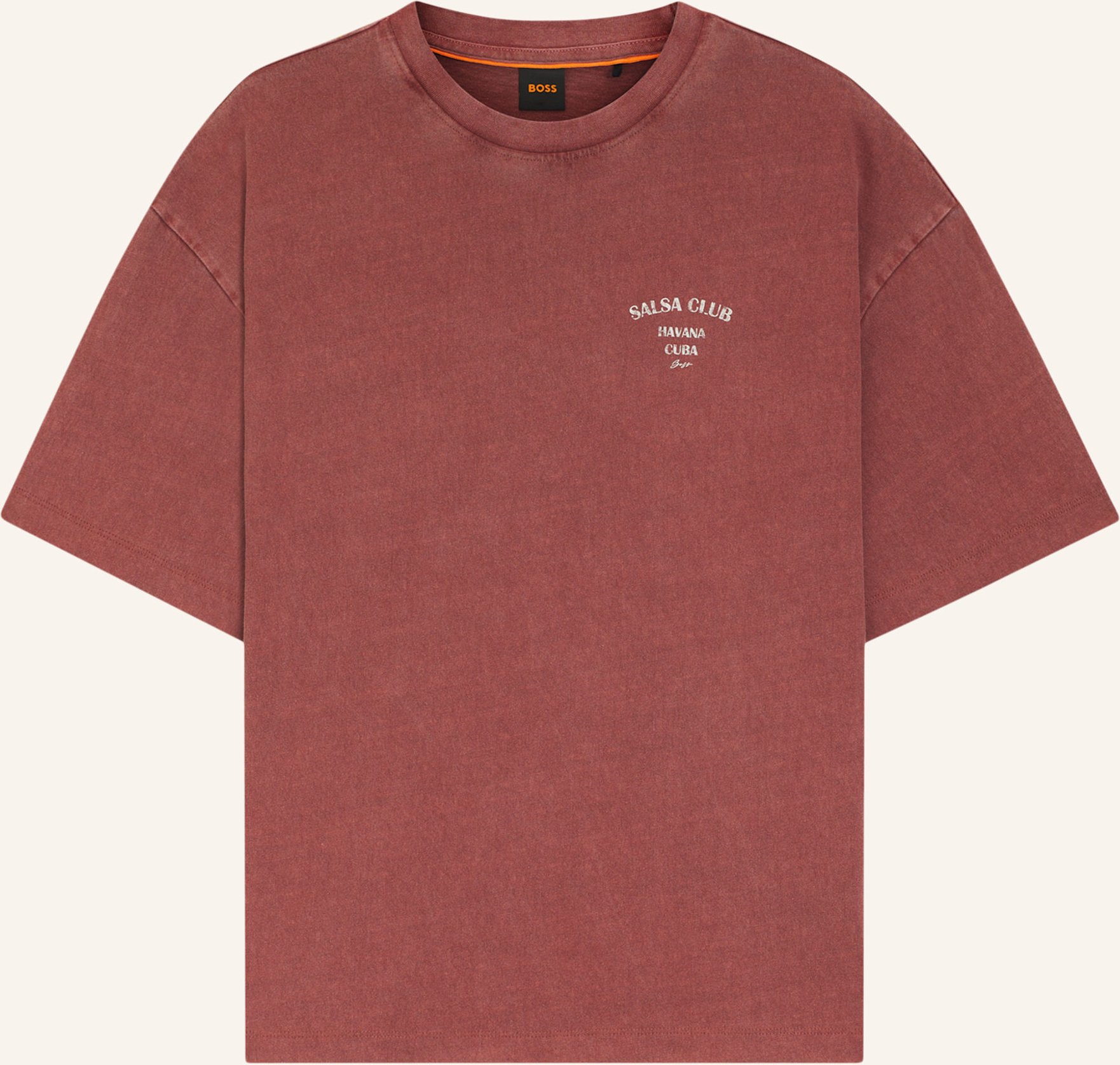 Boss T-Shirt C_Eboys_2 Relaxed Fit rot