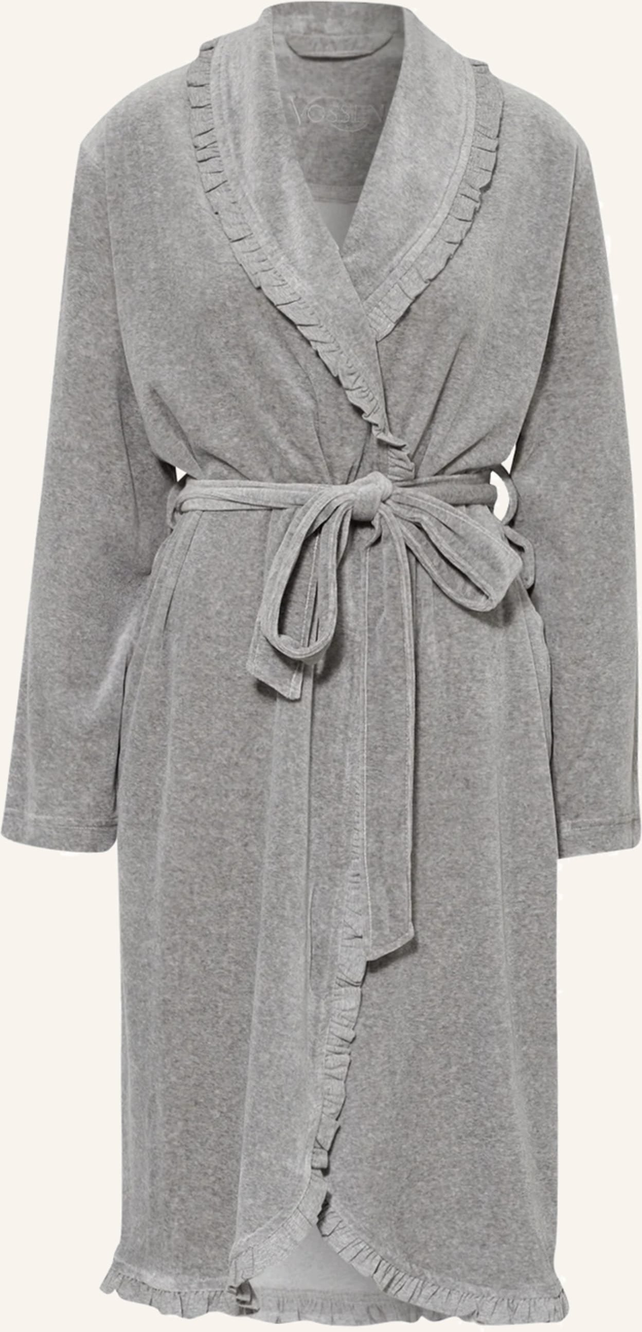 Thumbnail - Vossen Damen-Bademantel Ariel grau