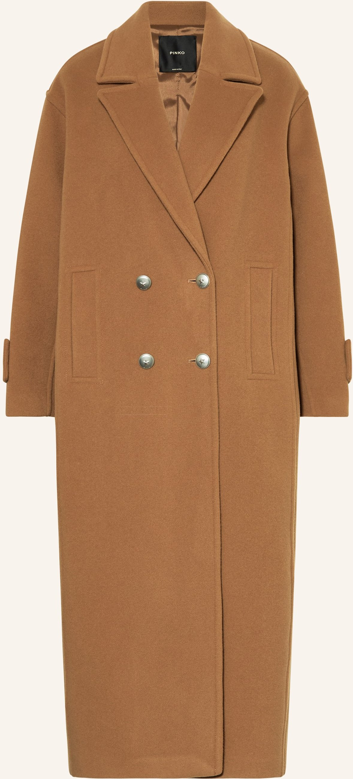 Pinko Cabanmantel Camembert braun