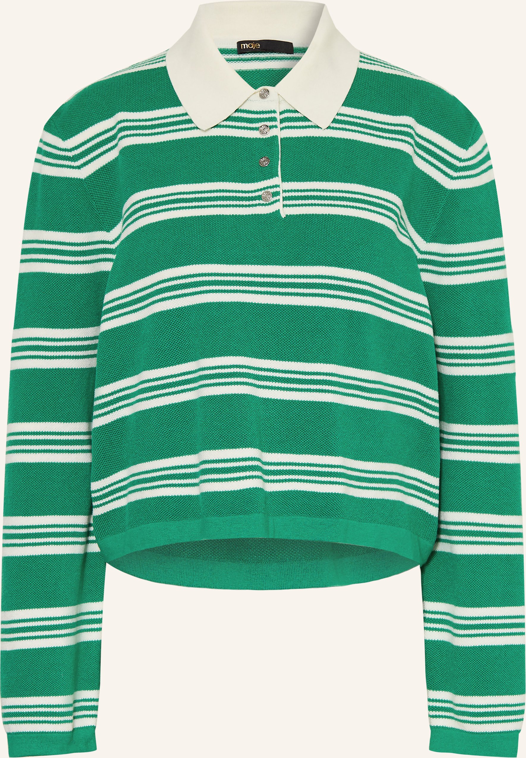 Maje Rugbyshirt gruen