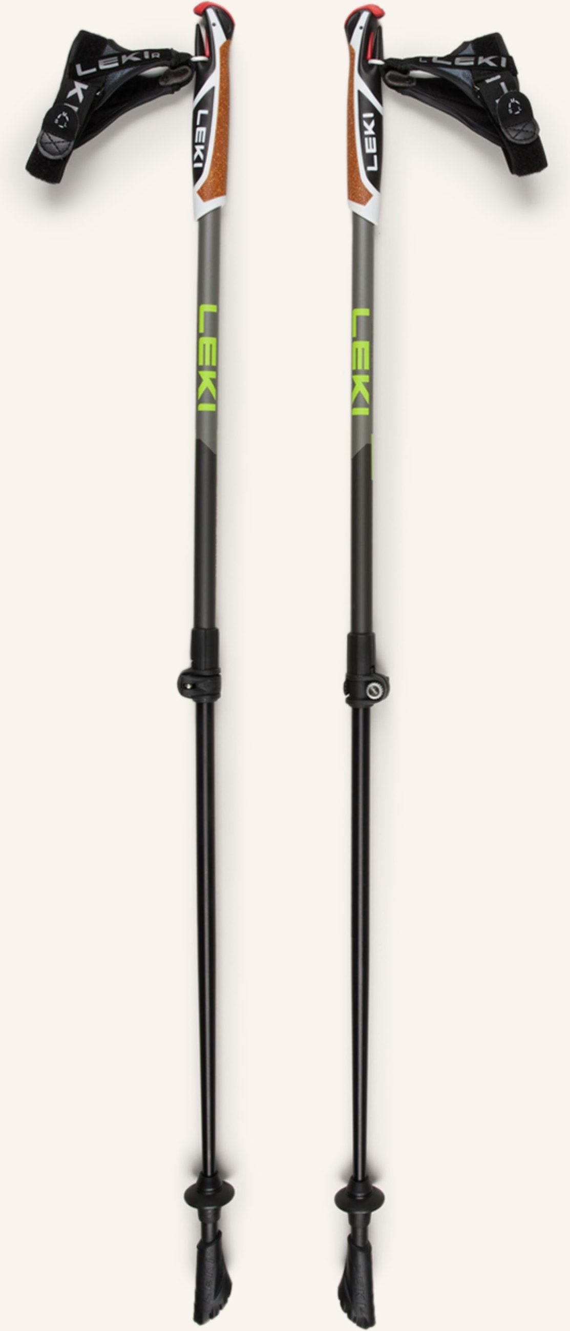 Thumbnail - Leki Nordic Walkingstöcke Spin Shark Sl grau