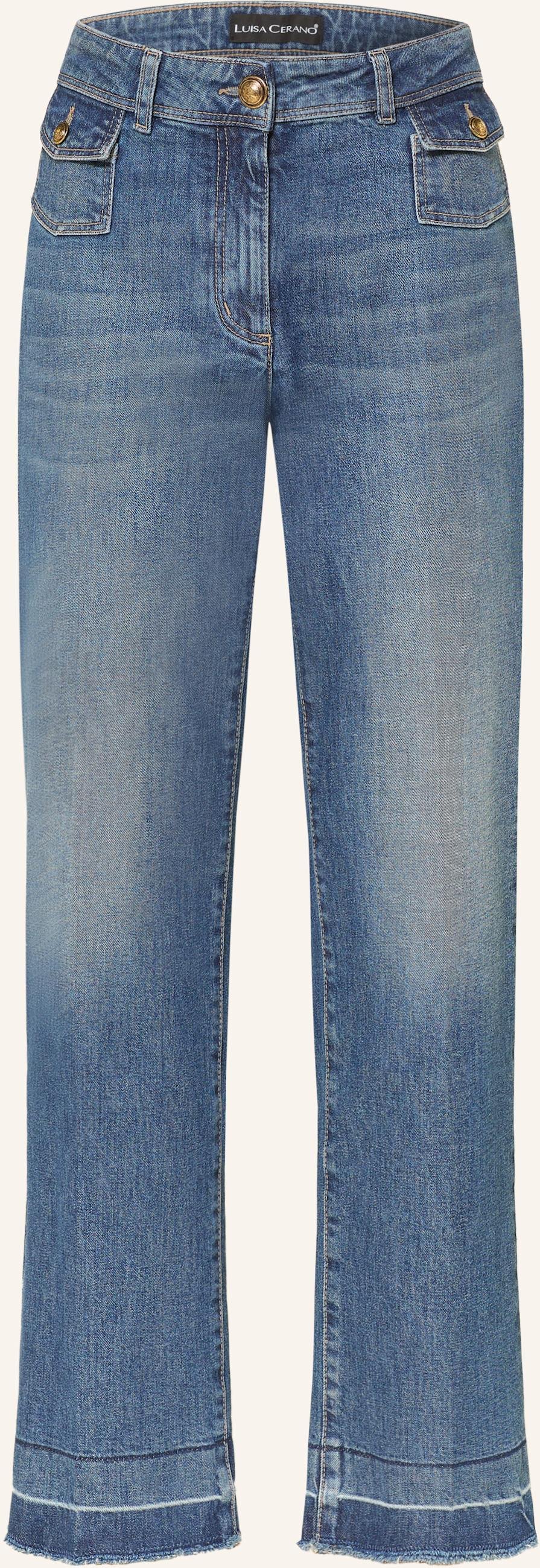 Luisa Cerano Straight Jeans blau