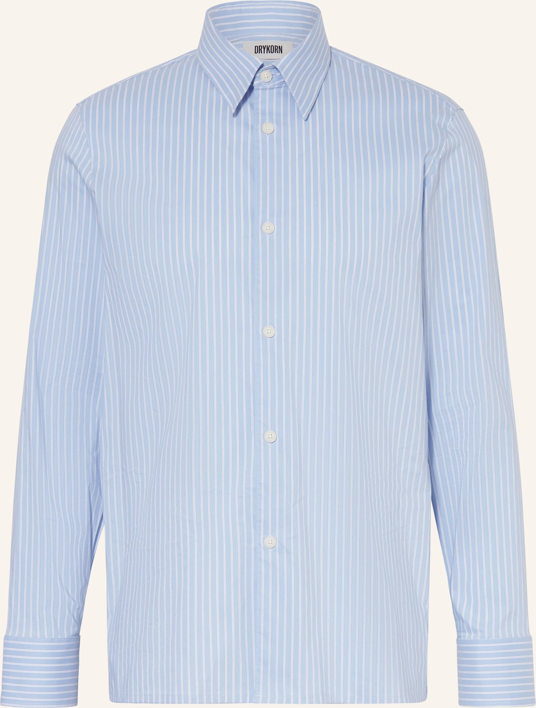 Drykorn Hemd Gaunt Regular Fit blau