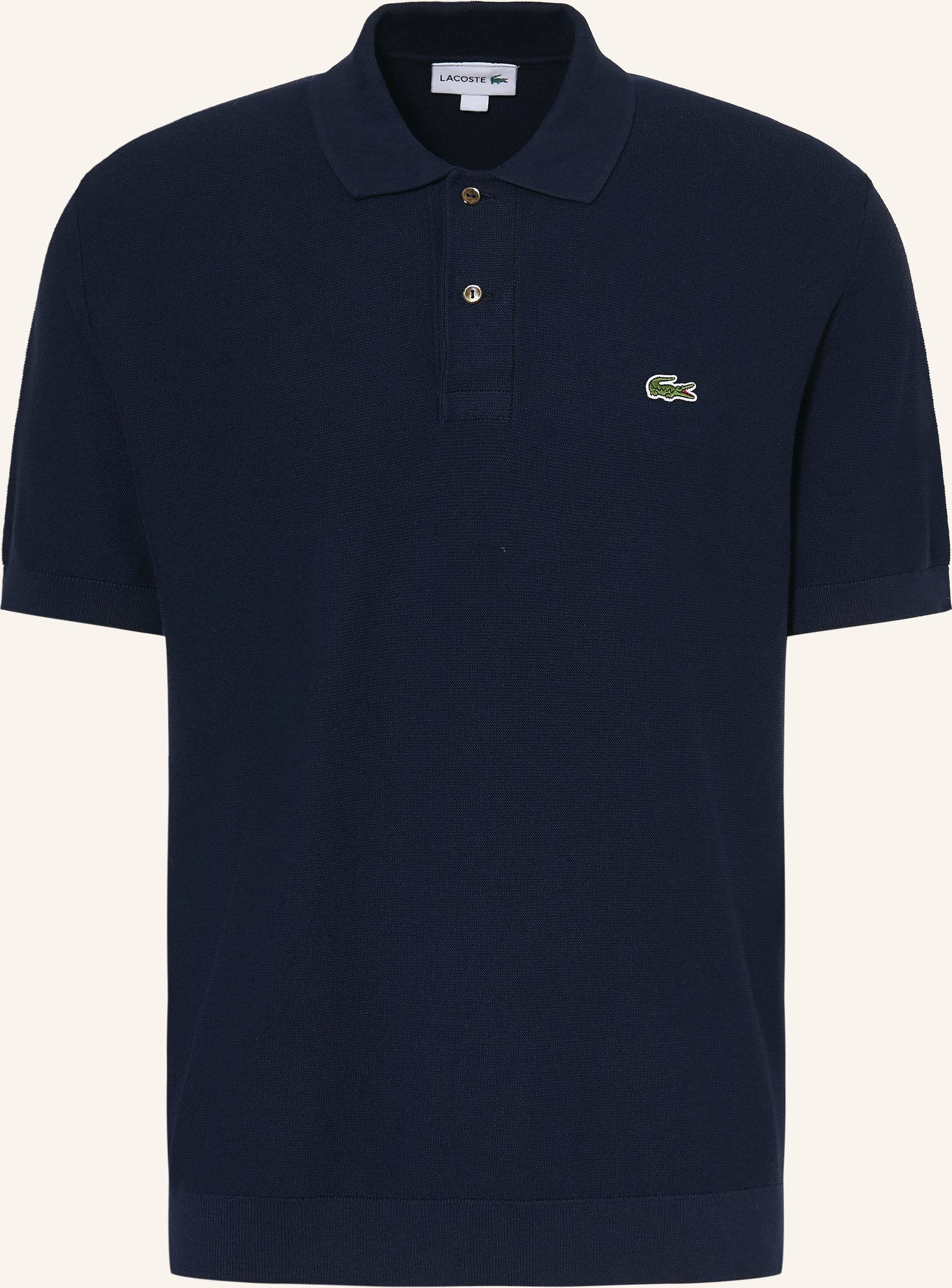 Lacoste Strick-Poloshirt Classic Fit blau
