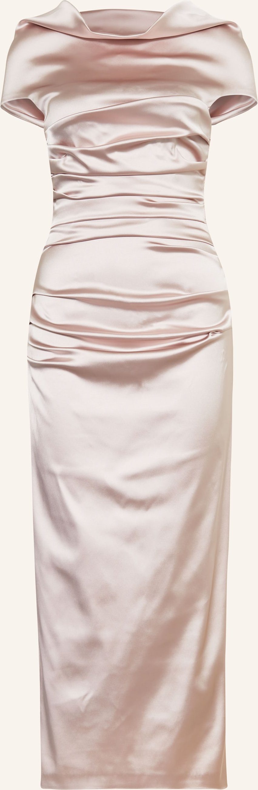 Talbot Runhof Cocktailkleid Aus Satin rosa