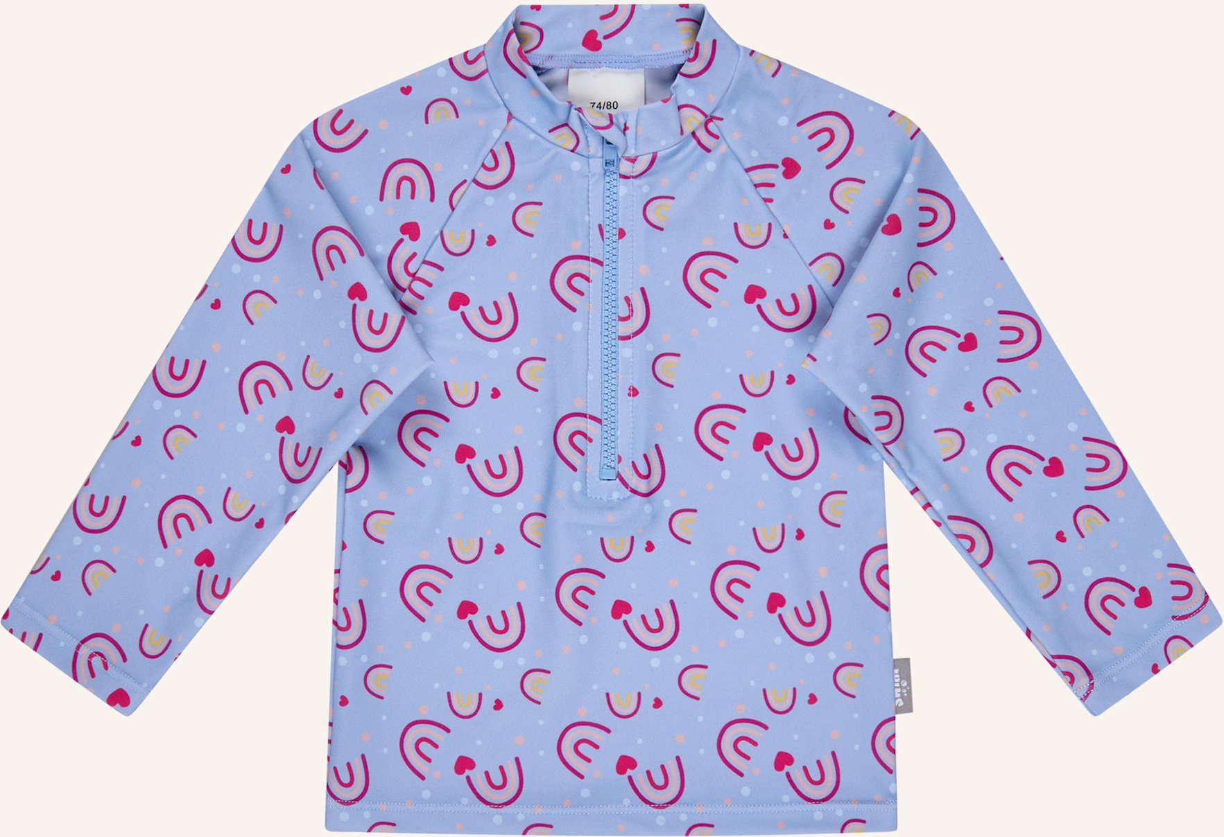 Sterntaler Badeshirt Langarm Regenbogen blau