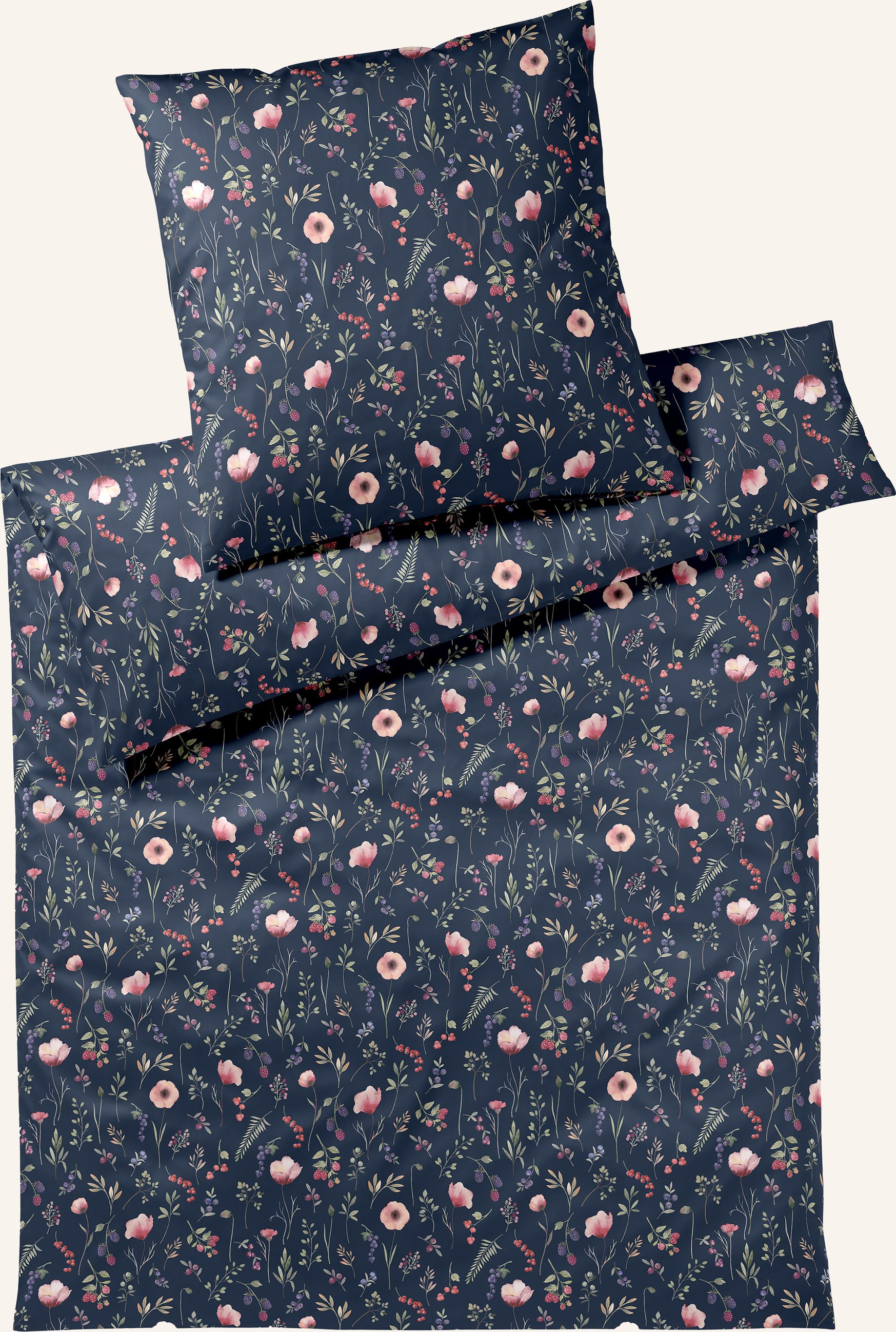 Elegante Bettwäsche Sorbet blau